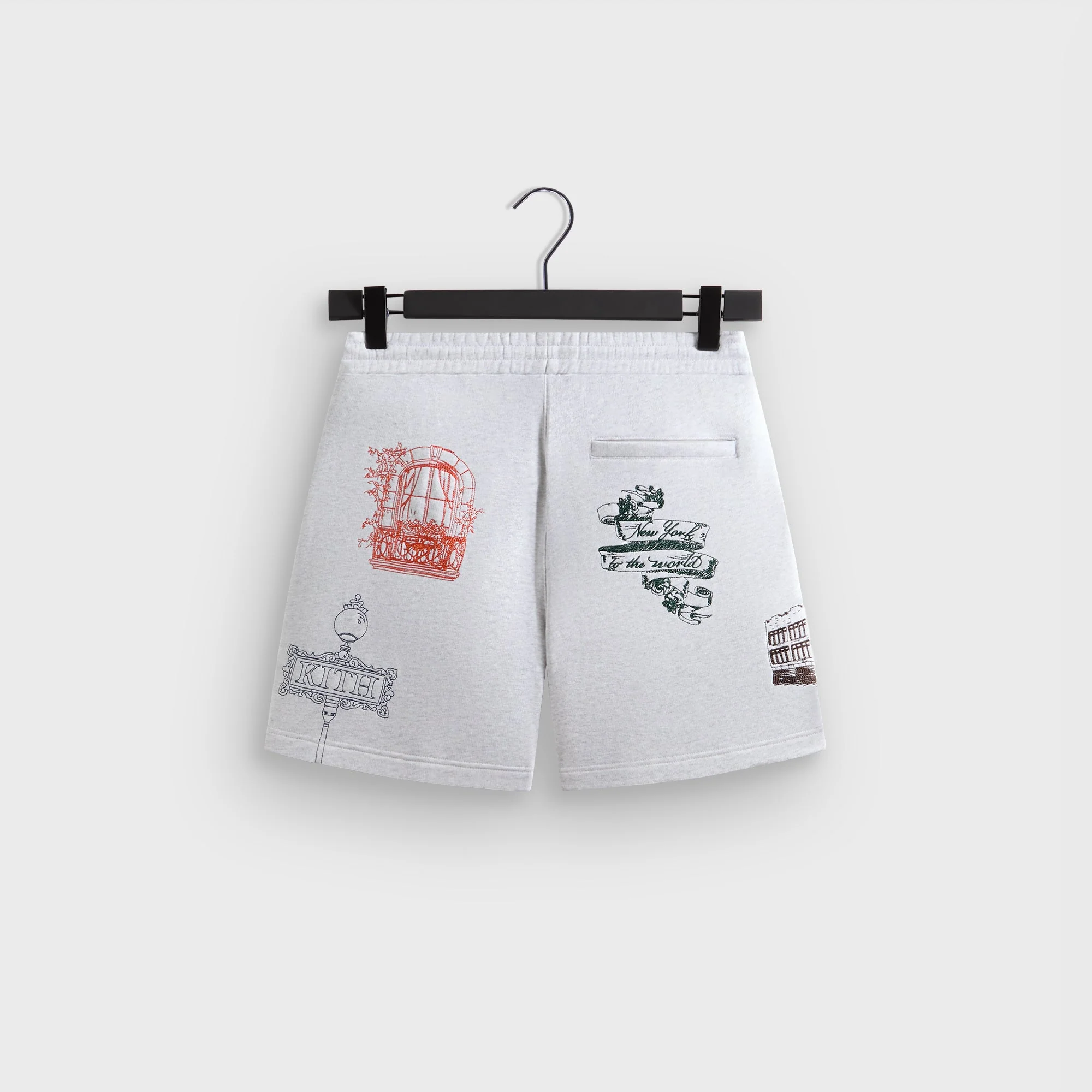 Kith New York To The World Curtis Short - Light Heather Grey - Image 3
