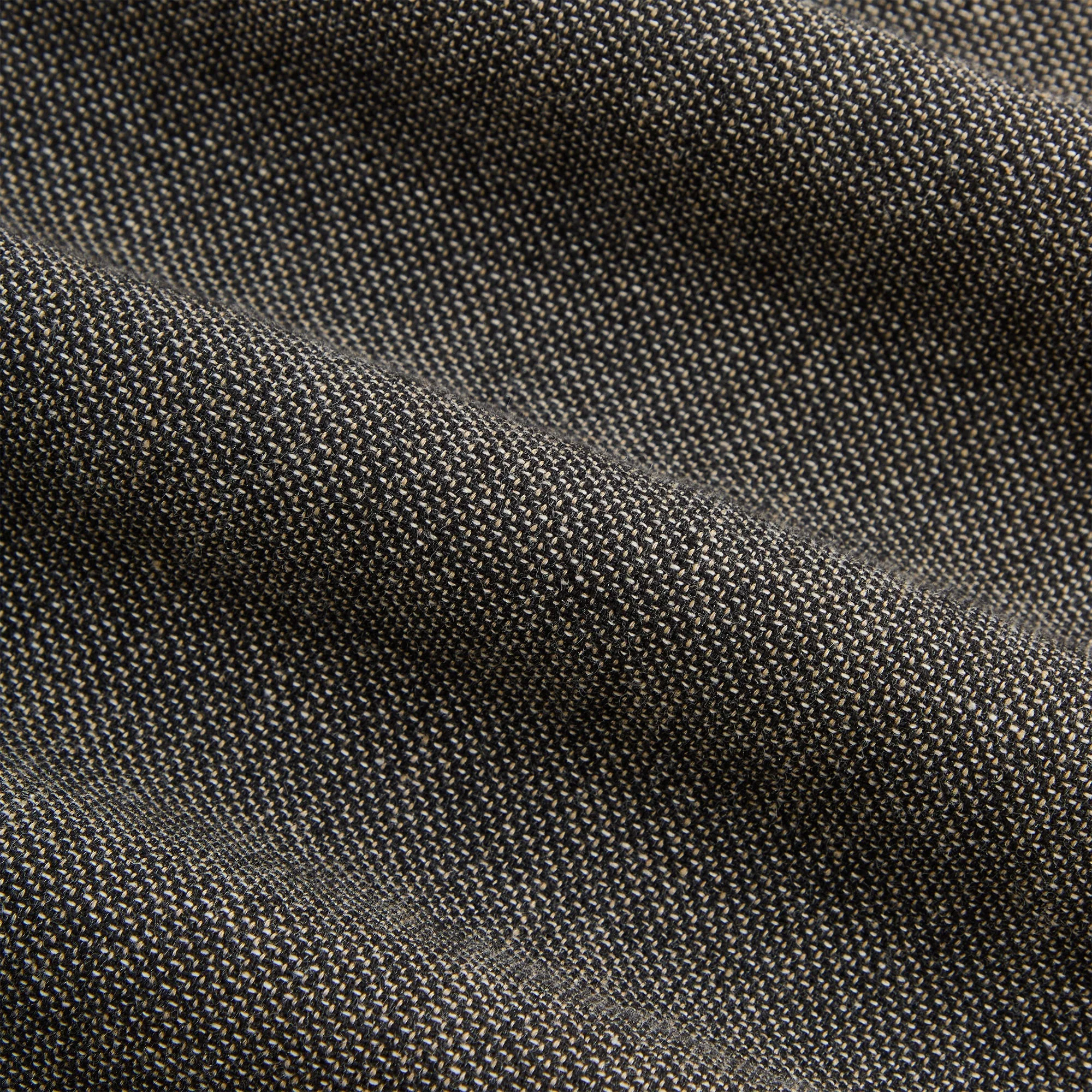 &Kin Textured Linen Flax Brynn Pleated Pant  - Black Melange - PH - Image 5