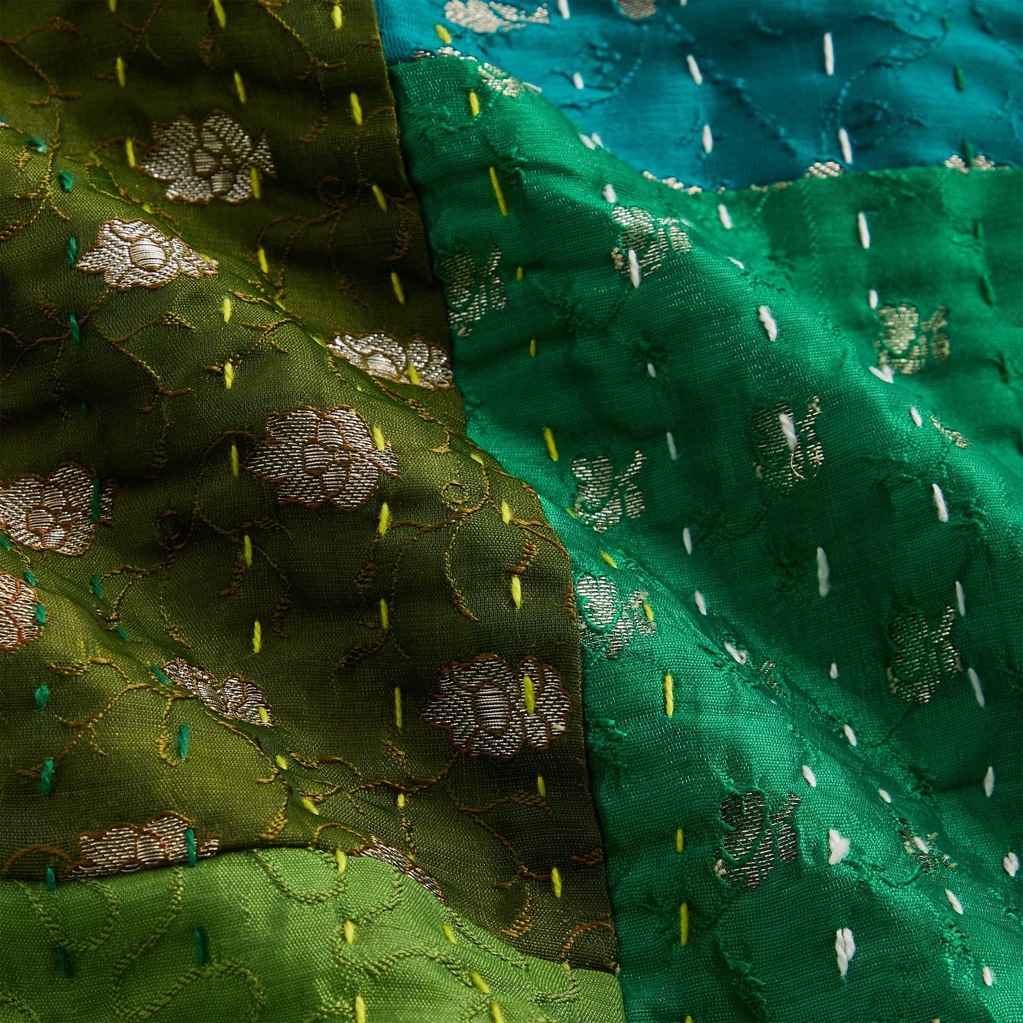 &Kin Tal Patchwork Short - Green / Multi - PH - Image 5