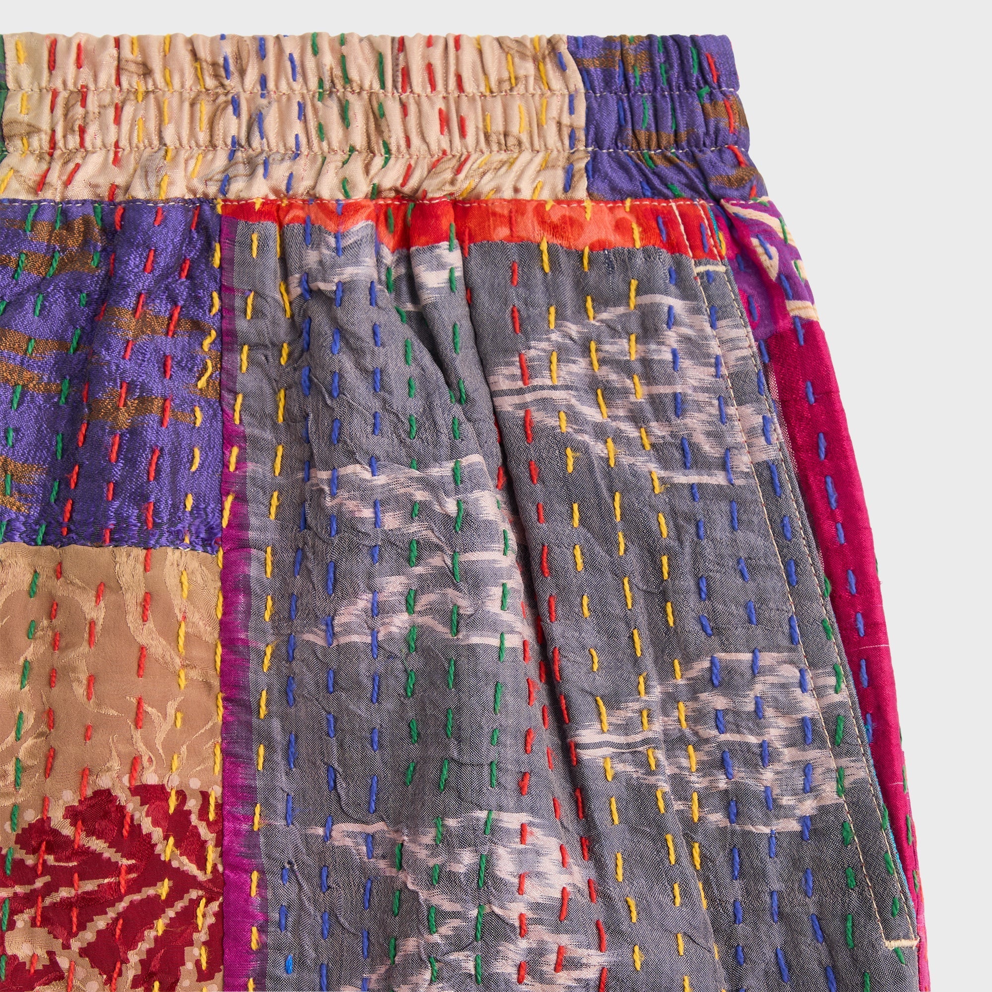 &Kin Tal Patchwork Short - Gold / Multi - PH - Image 4