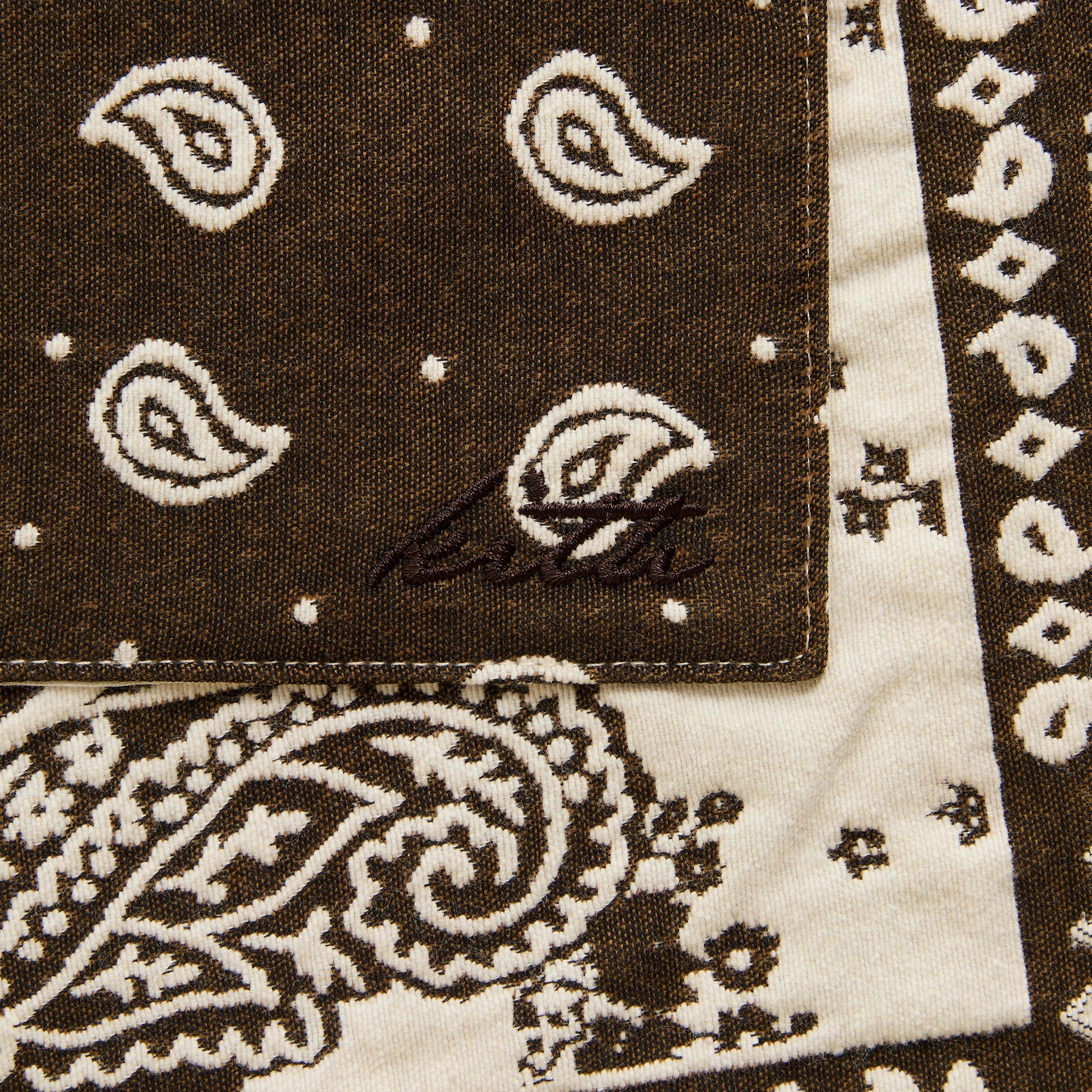 Kith Bandana Jacquard Lewis Short - Coffee - Image 4