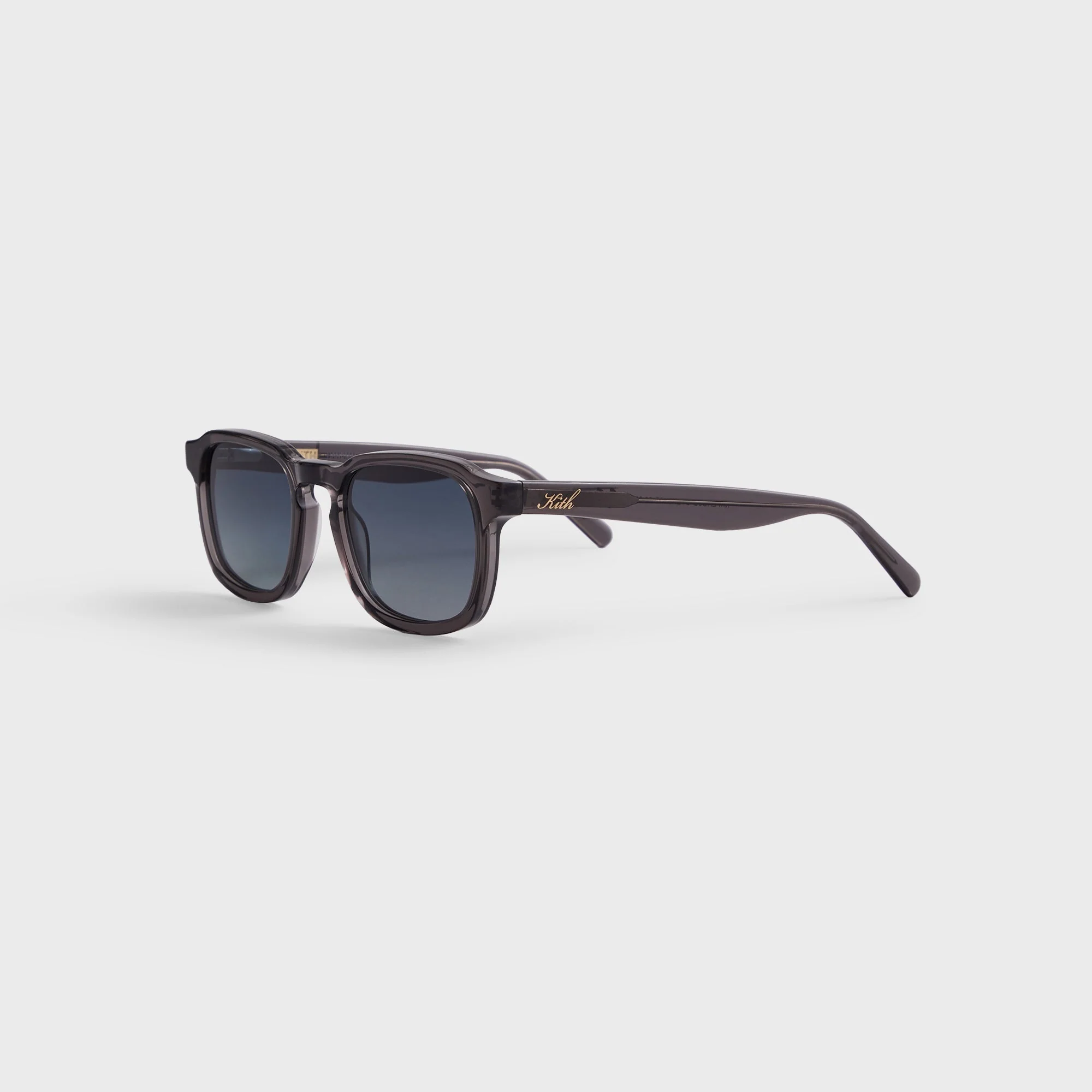 Kith Napeague Sunglasses - Grey Crystal / Blue - Image 3