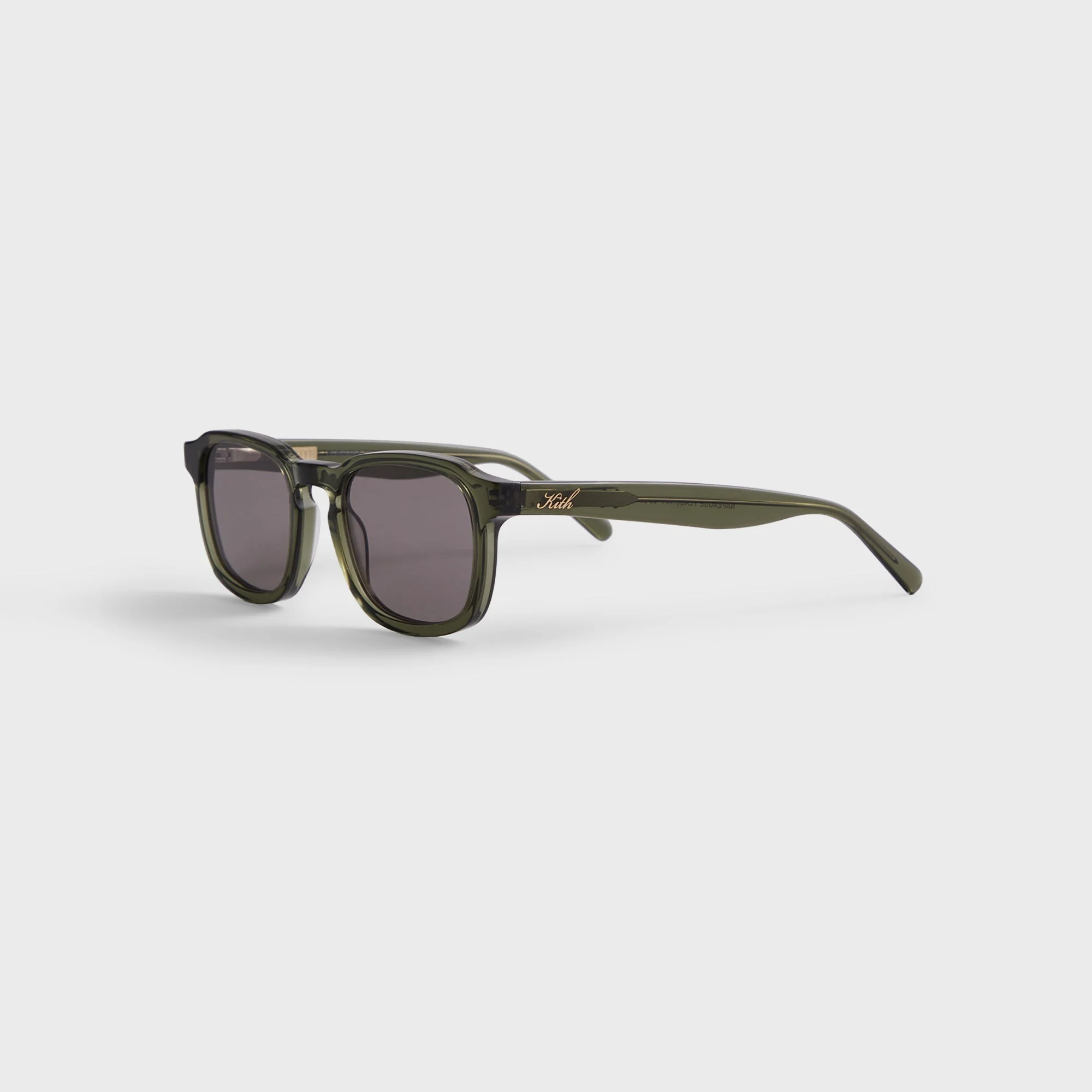 Kith Napeague Sunglasses - Green Crystal / Grey - Image 3