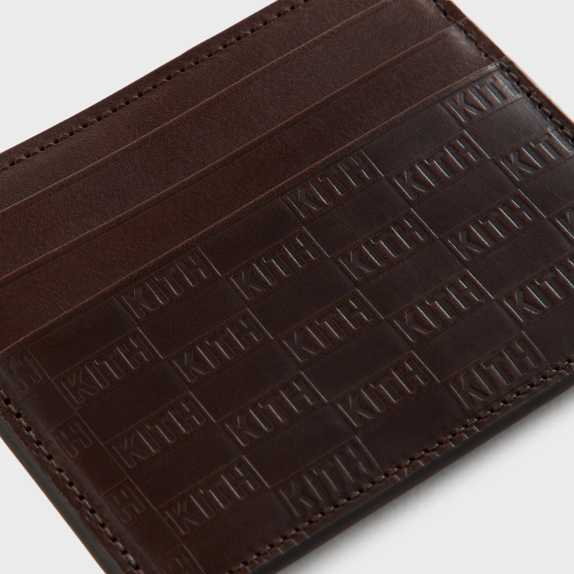 Kith Monogram Leather Card Holder - Incognito - Image 3