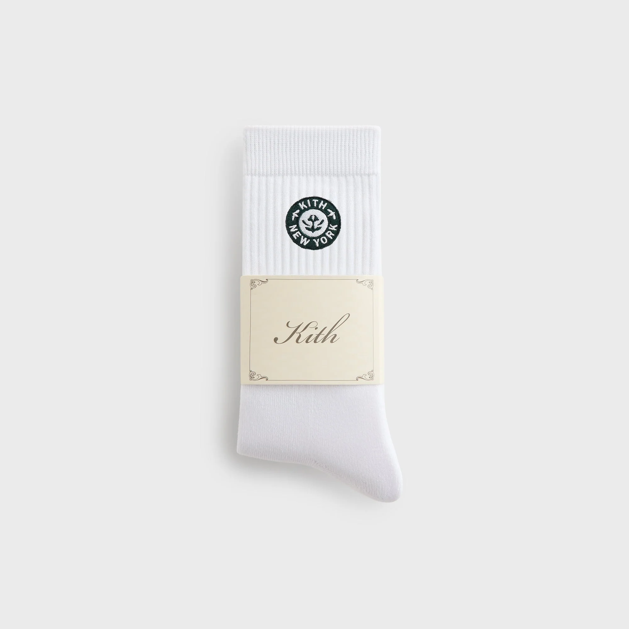 Kith 3-Pack Rose Script Cotton Crew Socks - Multi - Image 2