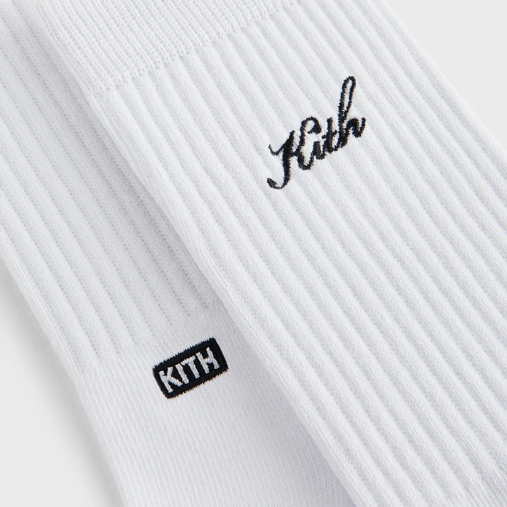 Kith 3-Pack Script Cotton Crew Socks - Multi - Image 3