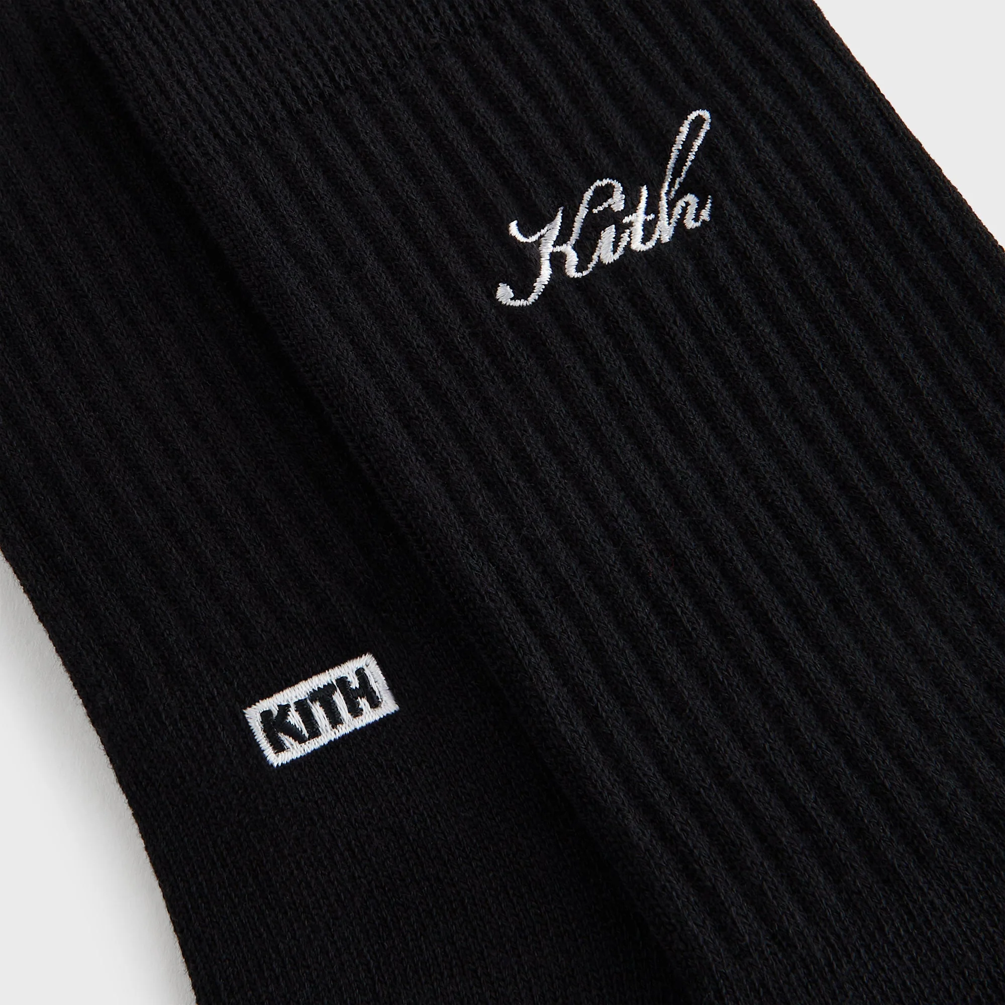Kith 3-Pack Script Cotton Crew Socks - Multi - Image 4