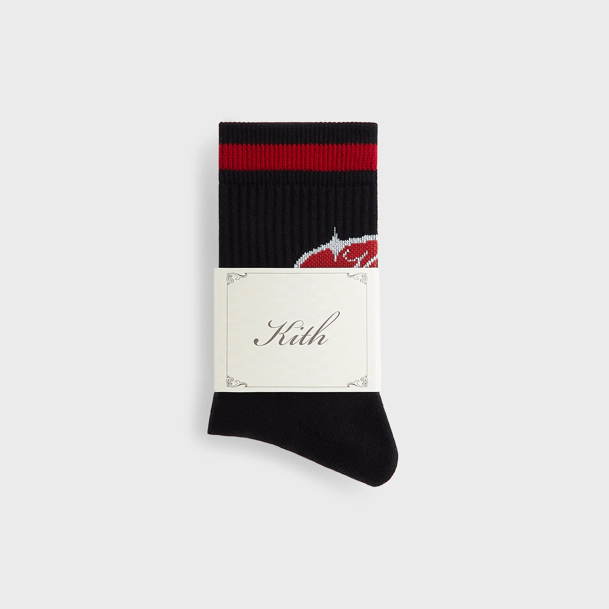 Kith 3-Pack Striped Cotton Mid Crew Socks - Multi - Image 2