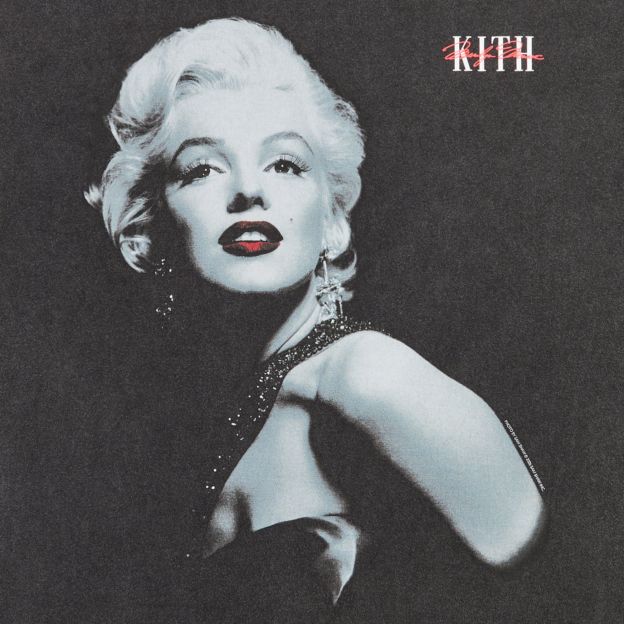 Kith for Marilyn Monroe Glamour Vintage Tee - Black - Image 2