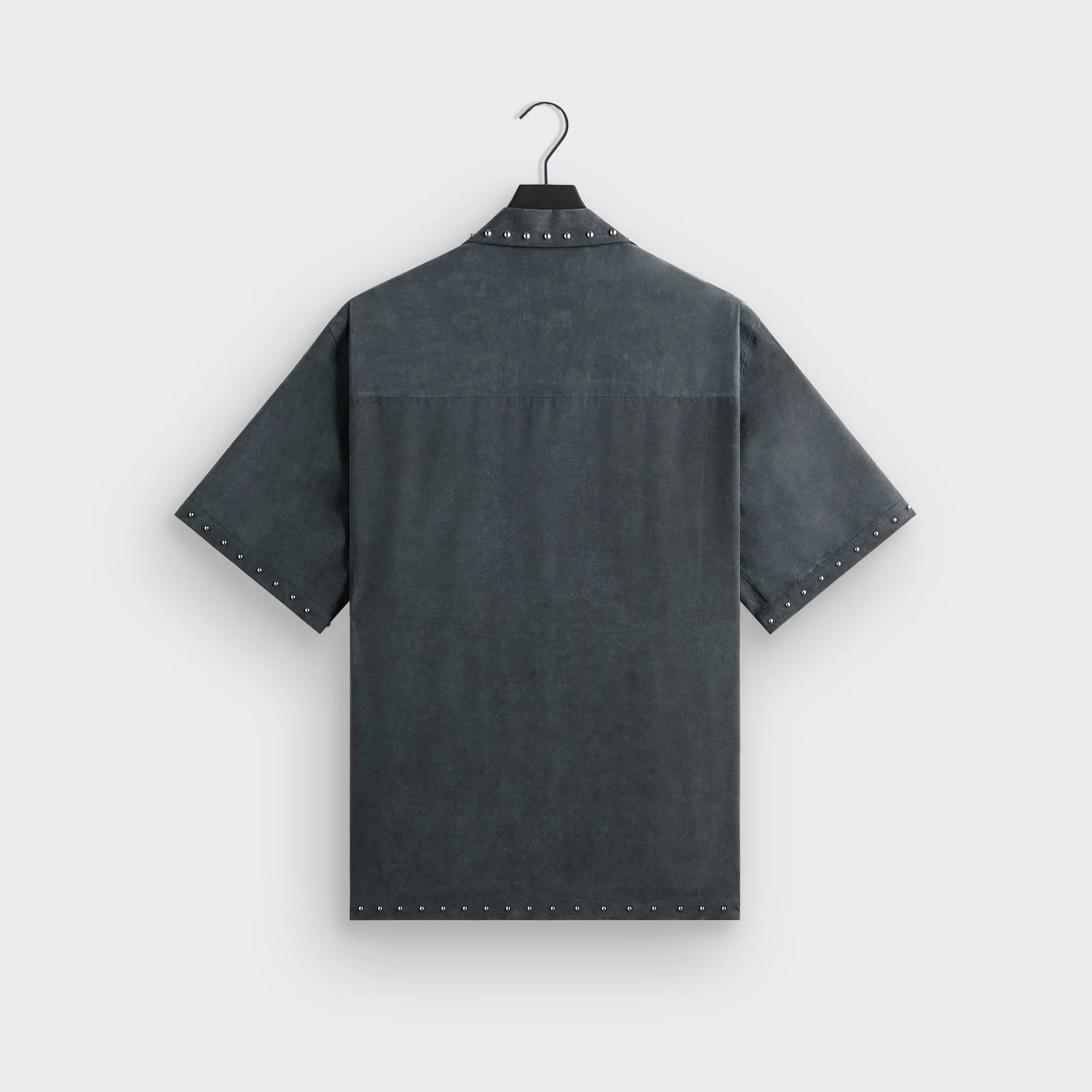 &Kin Studded Cupro Linen Sawyer Shirt - Somber - Image 3
