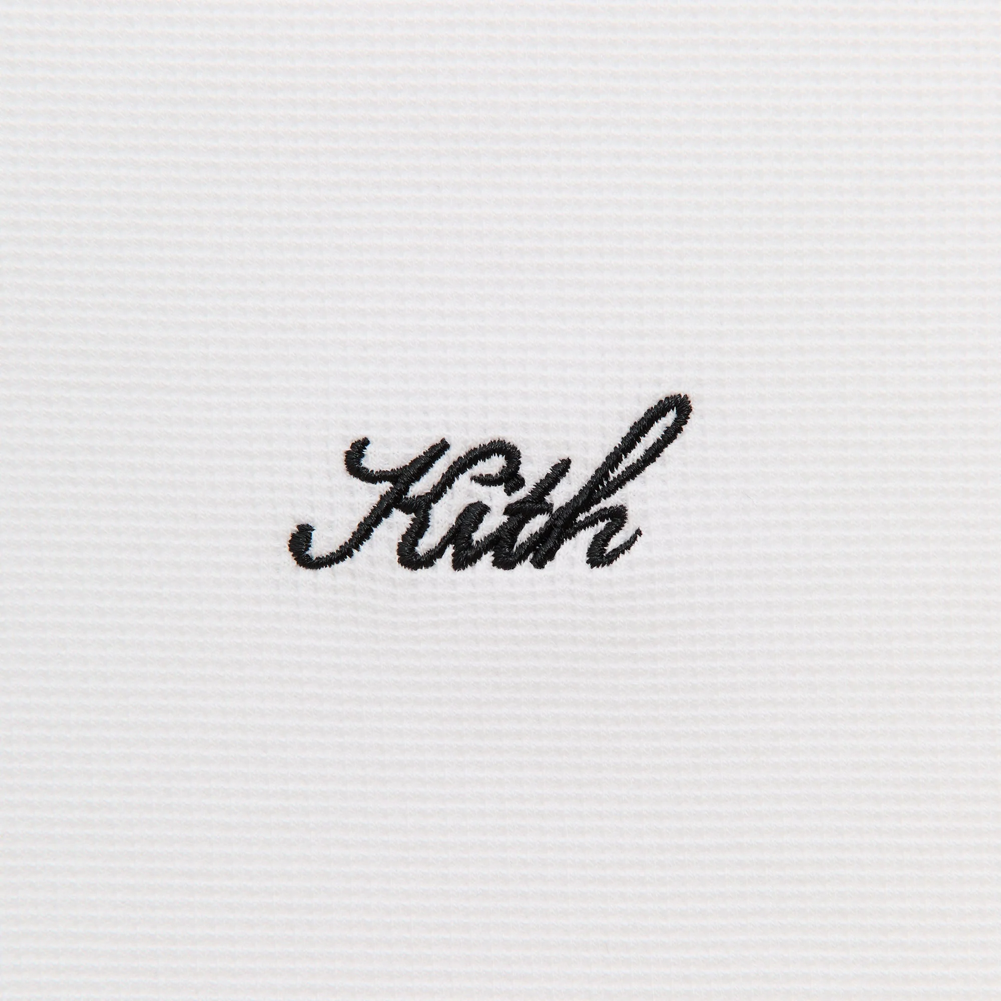 Kith Micro Waffle Tristan Henley - White - Image 4