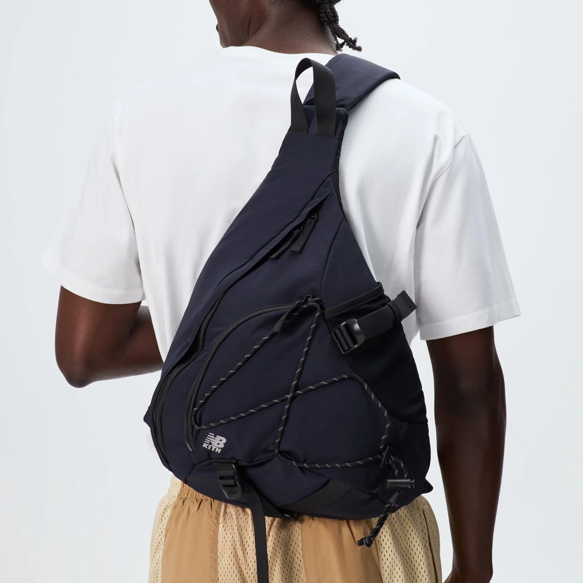 Kith & New Balance Nylon Sling Backpack - Black - Image 3