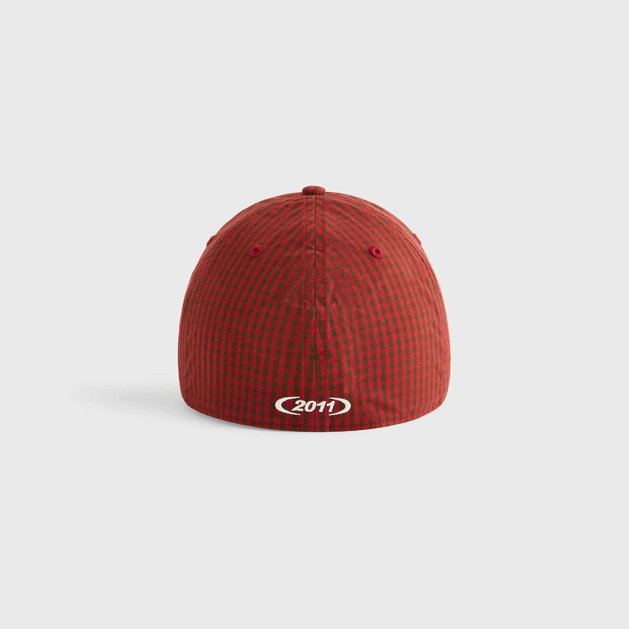 Kith & '47 for New Balance Classic Gingham Poplin Franchise LS Cap - Biking Red - Image 3