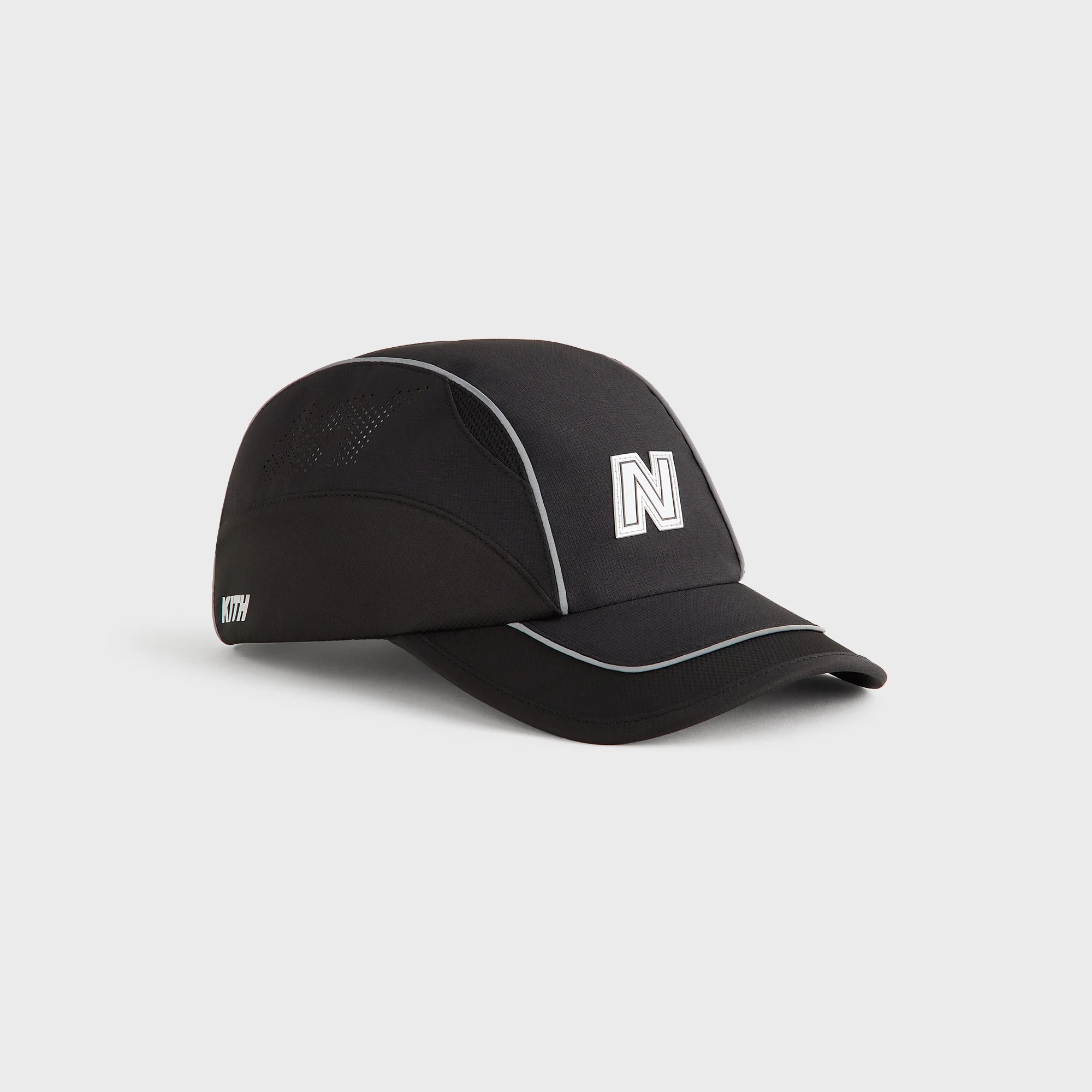 Kith & New Balance Mixed Tech Griffey Runner Cap - Black - Image 4