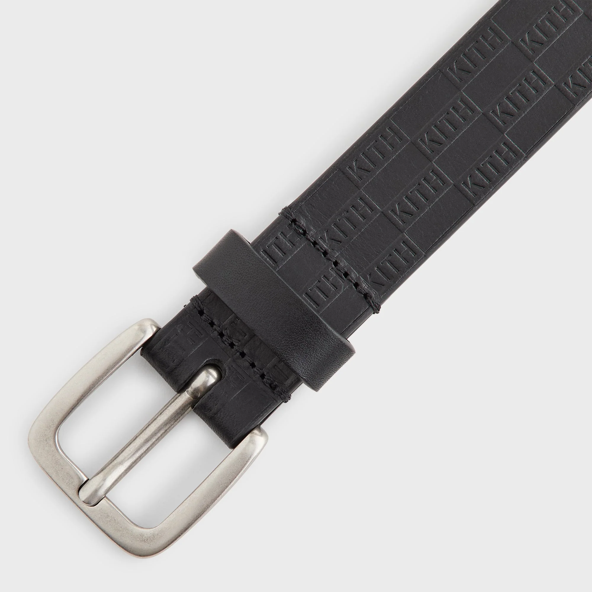 Kith Monogram Vachetta Leather Belt - Black - Image 2