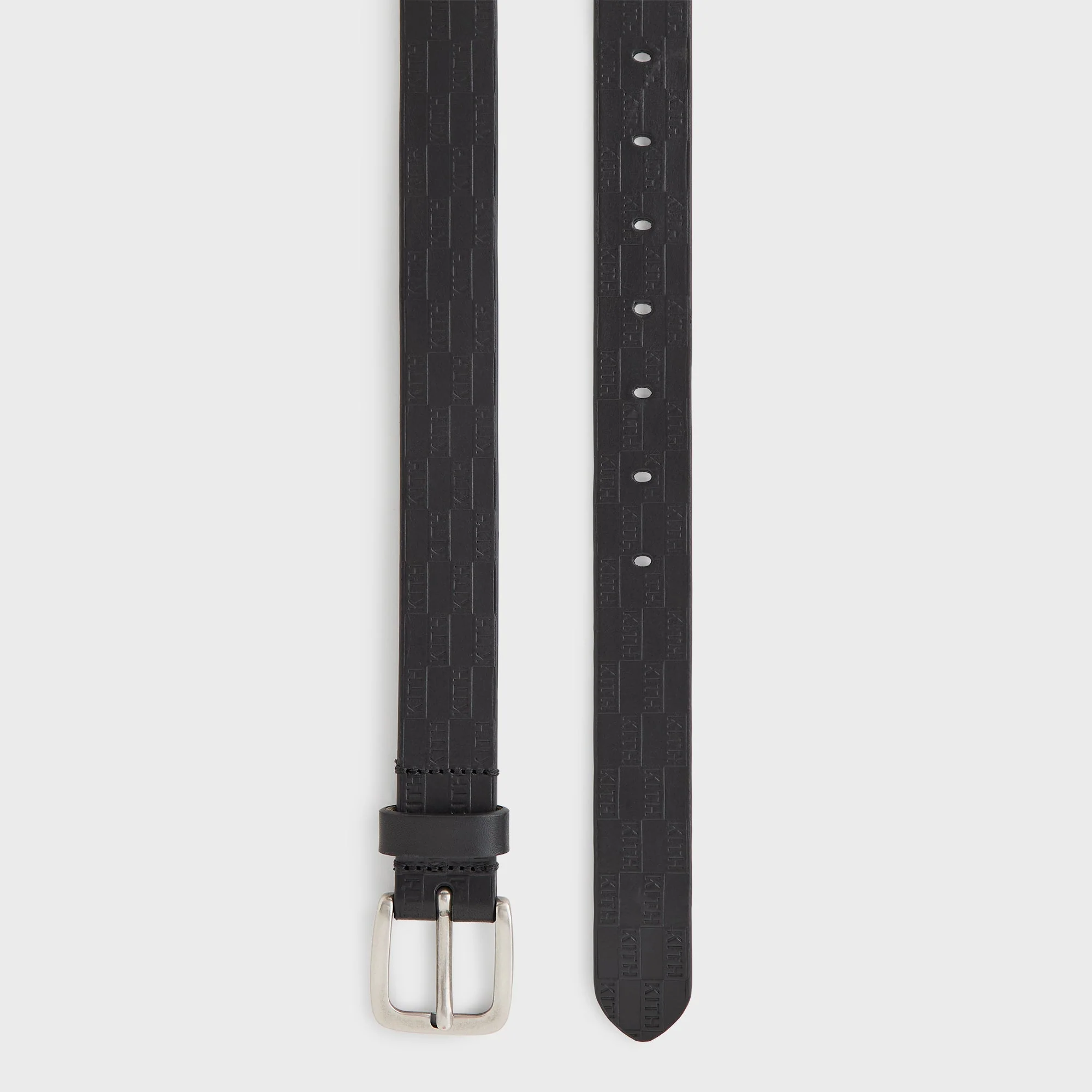 Kith Monogram Vachetta Leather Belt - Black - Image 3