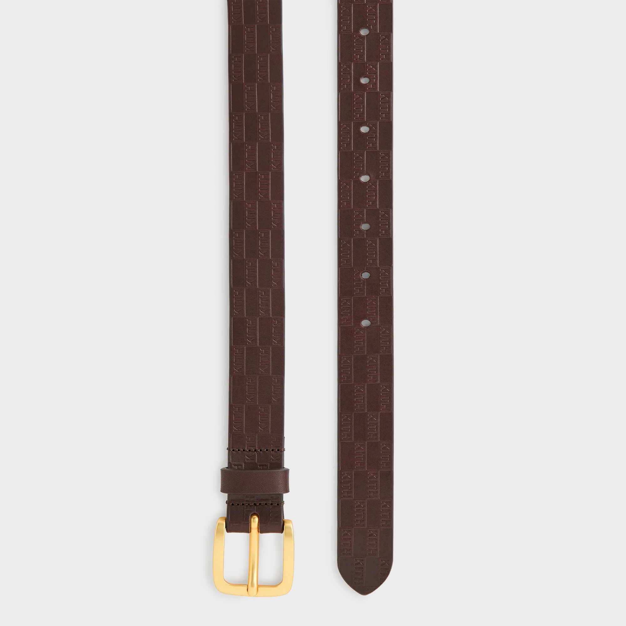 Kith Monogram Vachetta Leather Belt - Incognito - Image 3