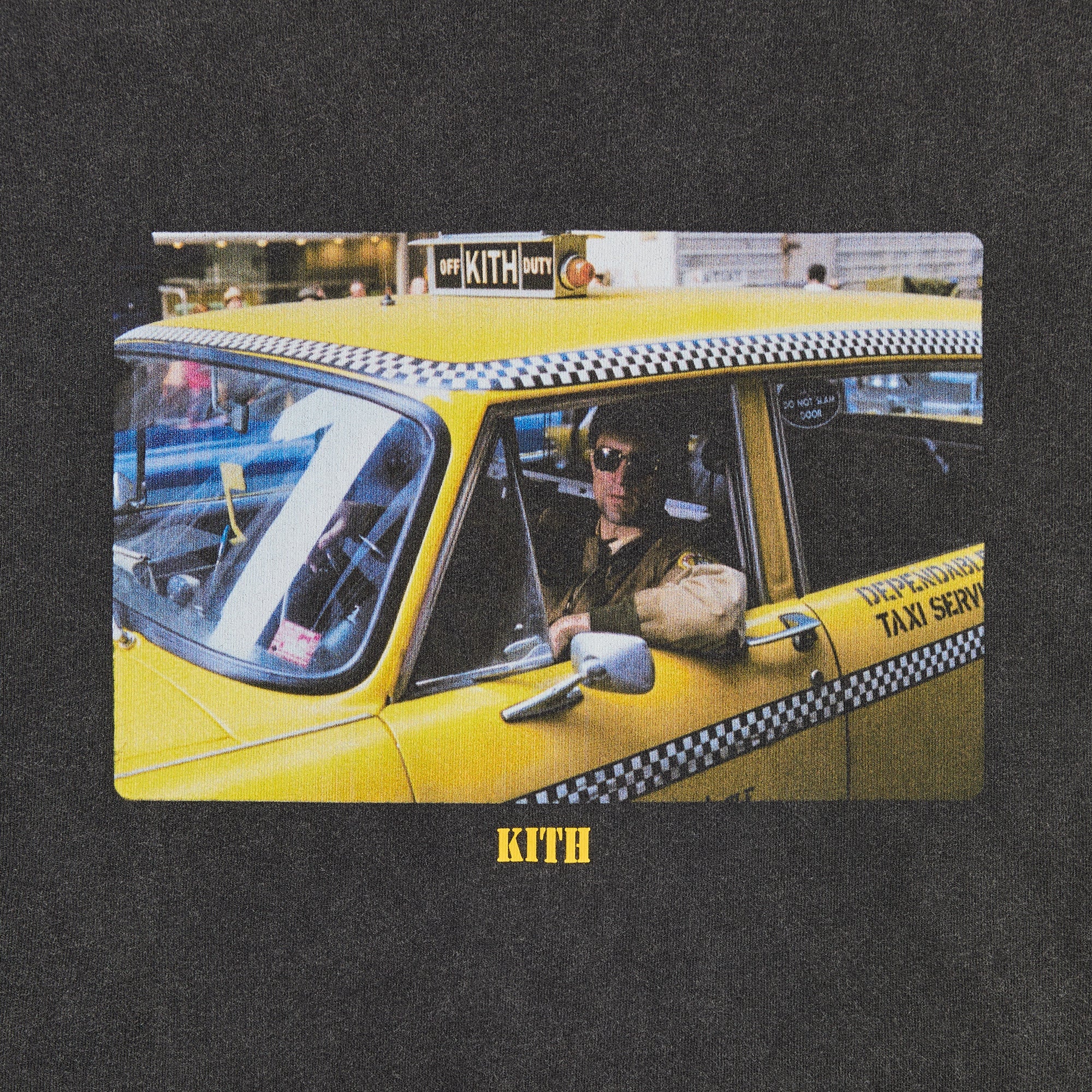 Kith for Taxi Driver Taxi Vintage Tee - Black - Image 2