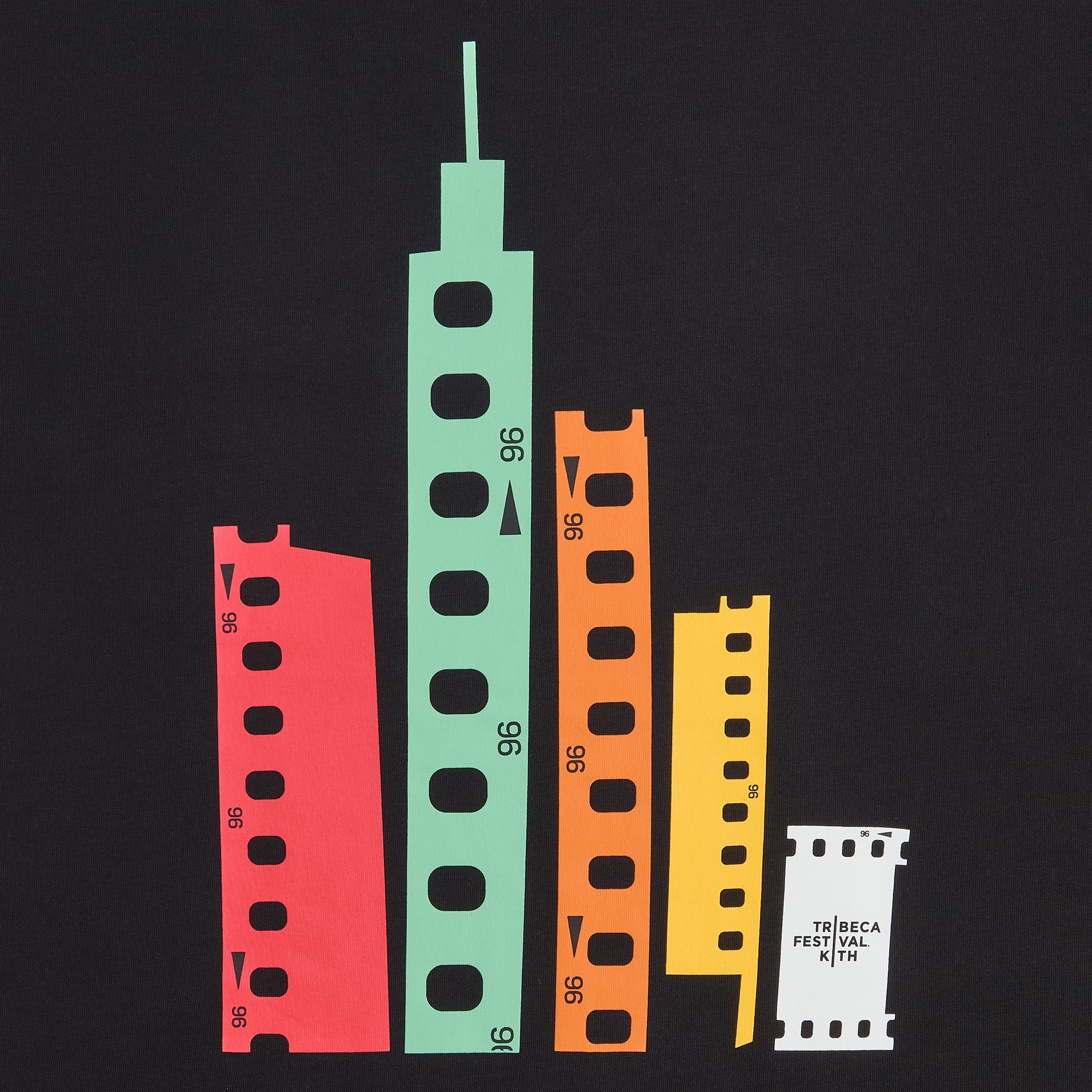 Kith for Tribeca Festival Buildings Standard Tee - Black - Image 4