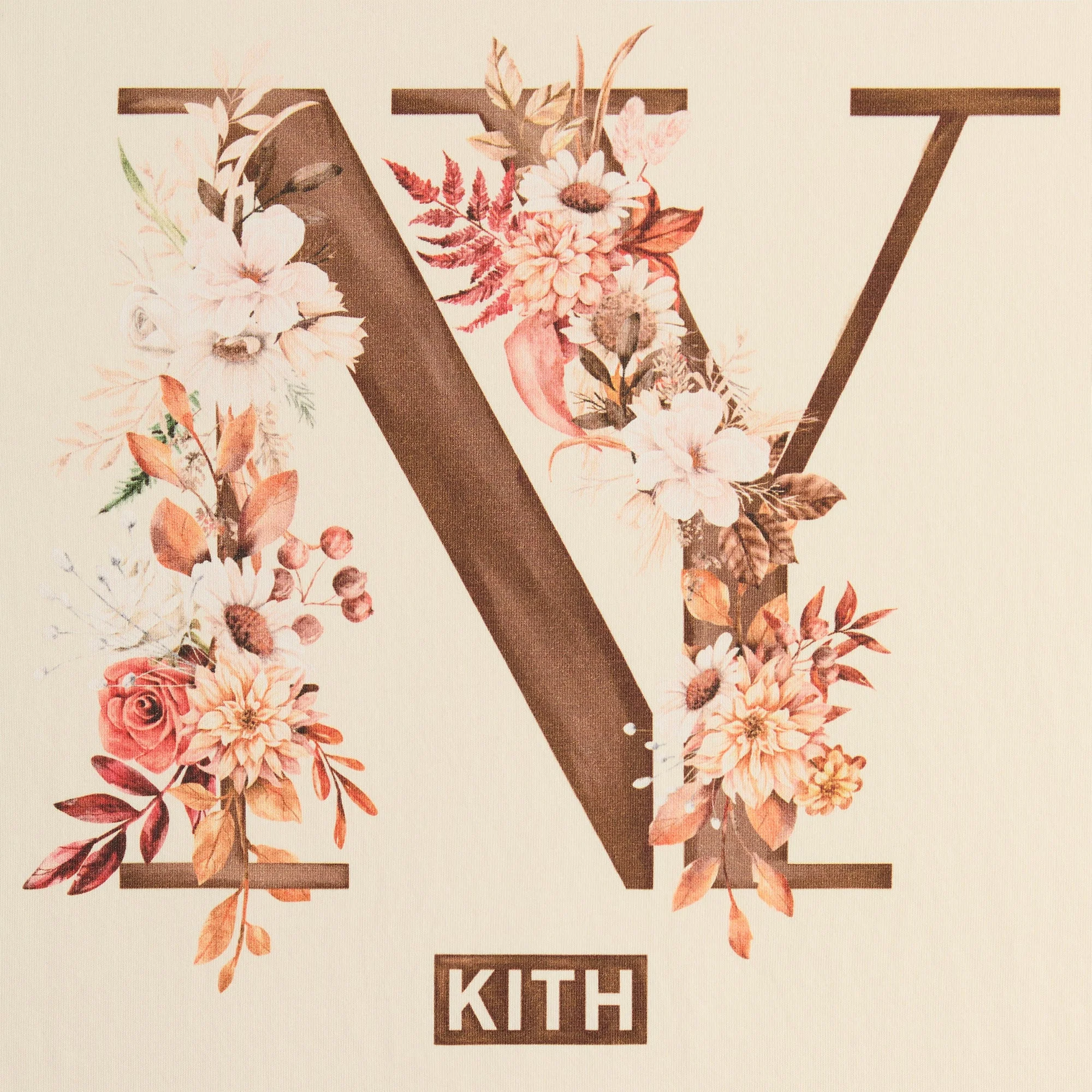 Kith Floral NY Tee - Sandrift - Image 4