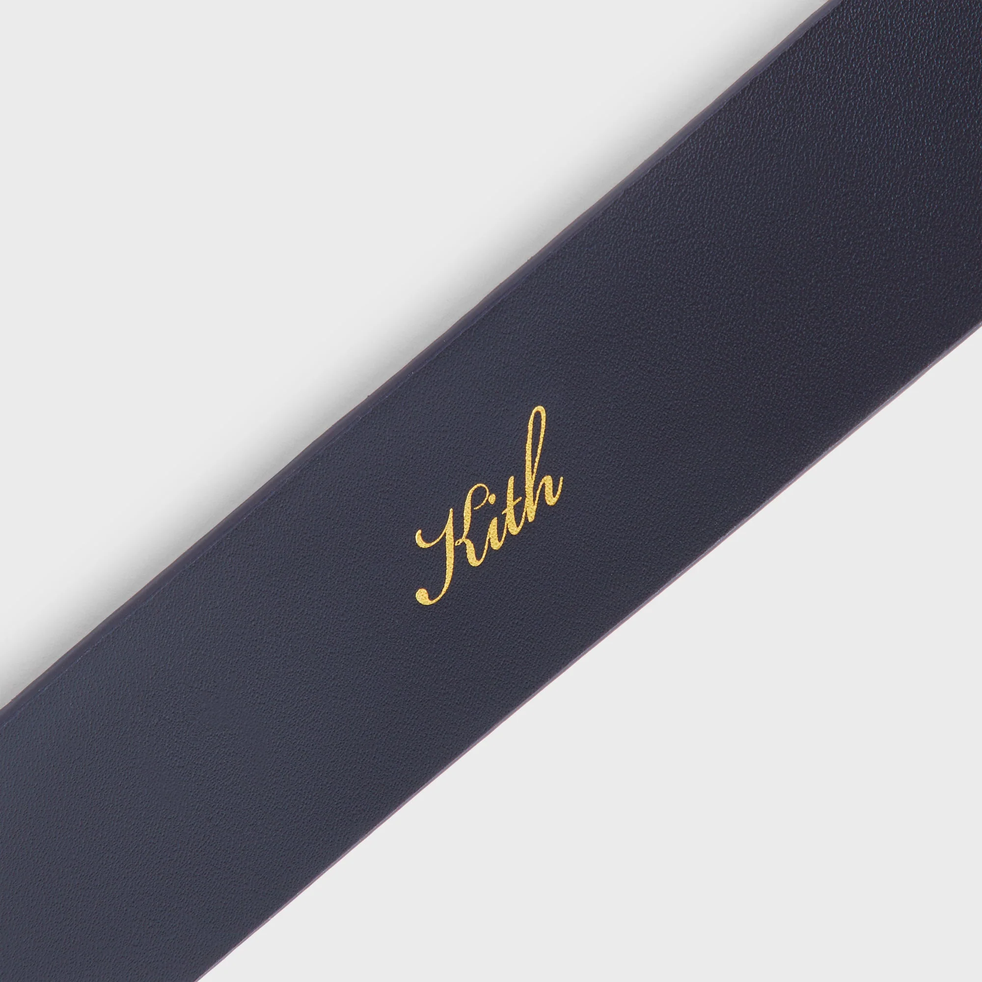 Kith Monogram Suede Leather Belt - Ink - Image 4