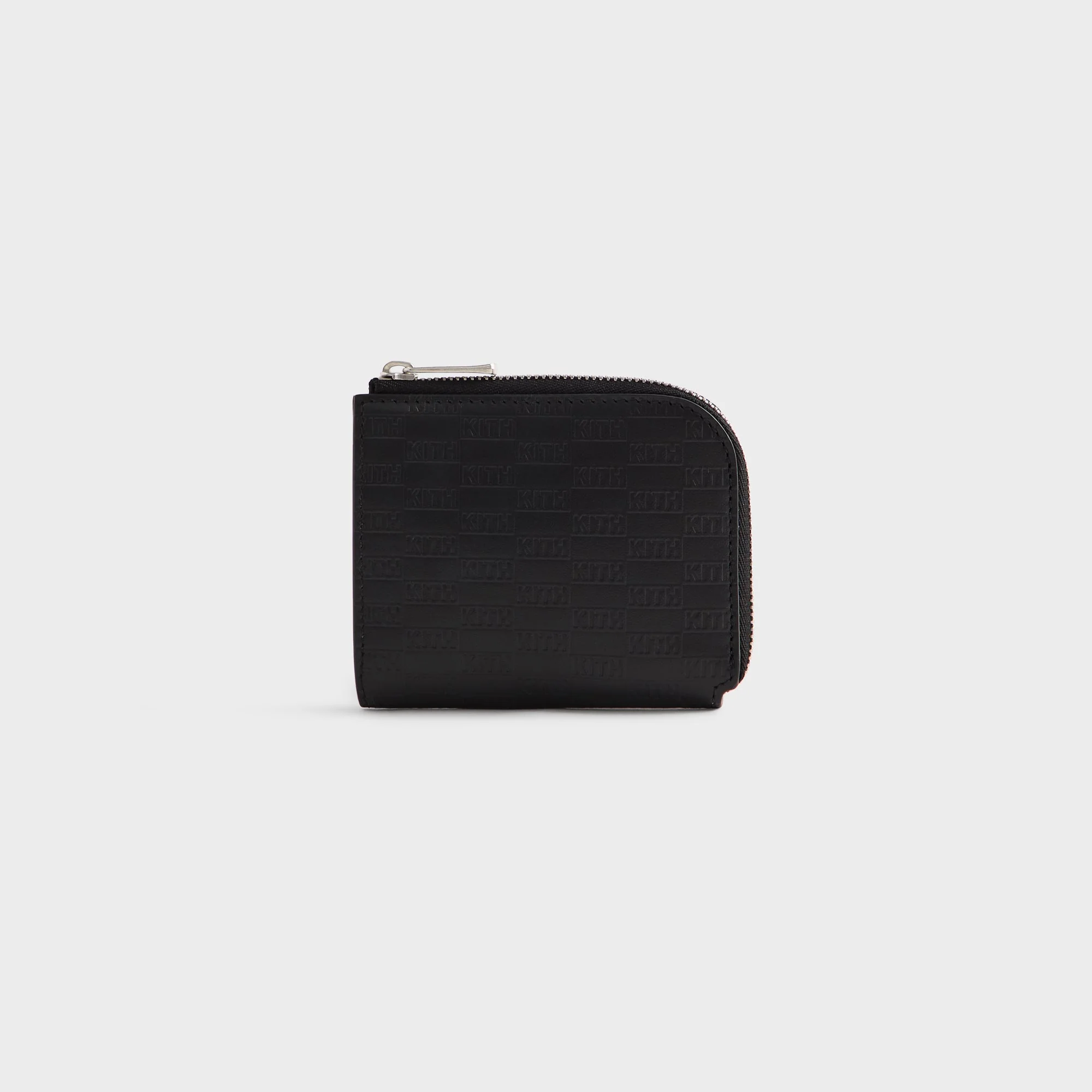 Kith Monogram Vachetta Zip Wallet - Black