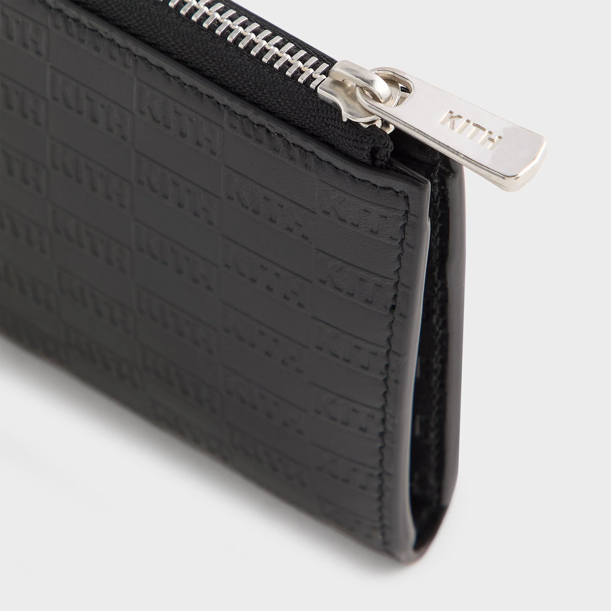 Kith Monogram Vachetta Zip Wallet - Black - Image 3
