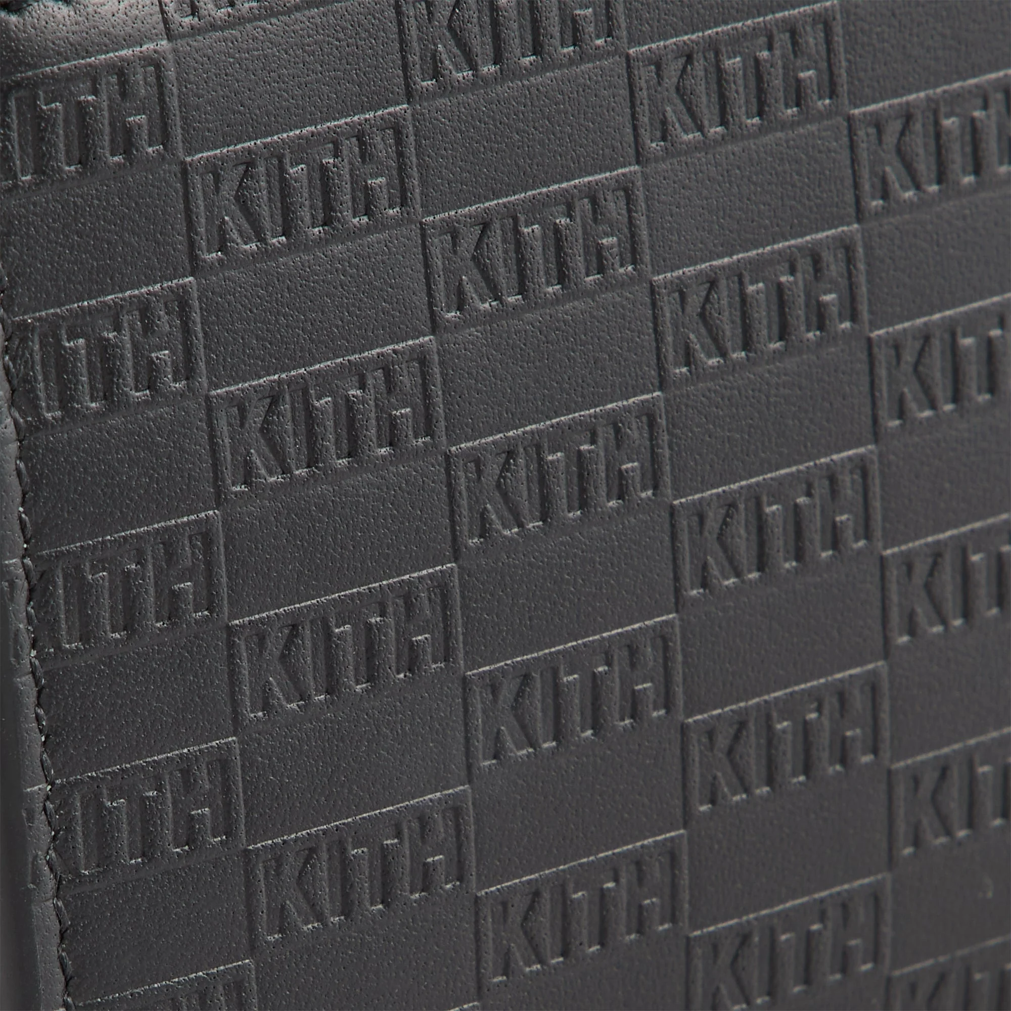 Kith Monogram Vachetta Zip Wallet - Black - Image 4