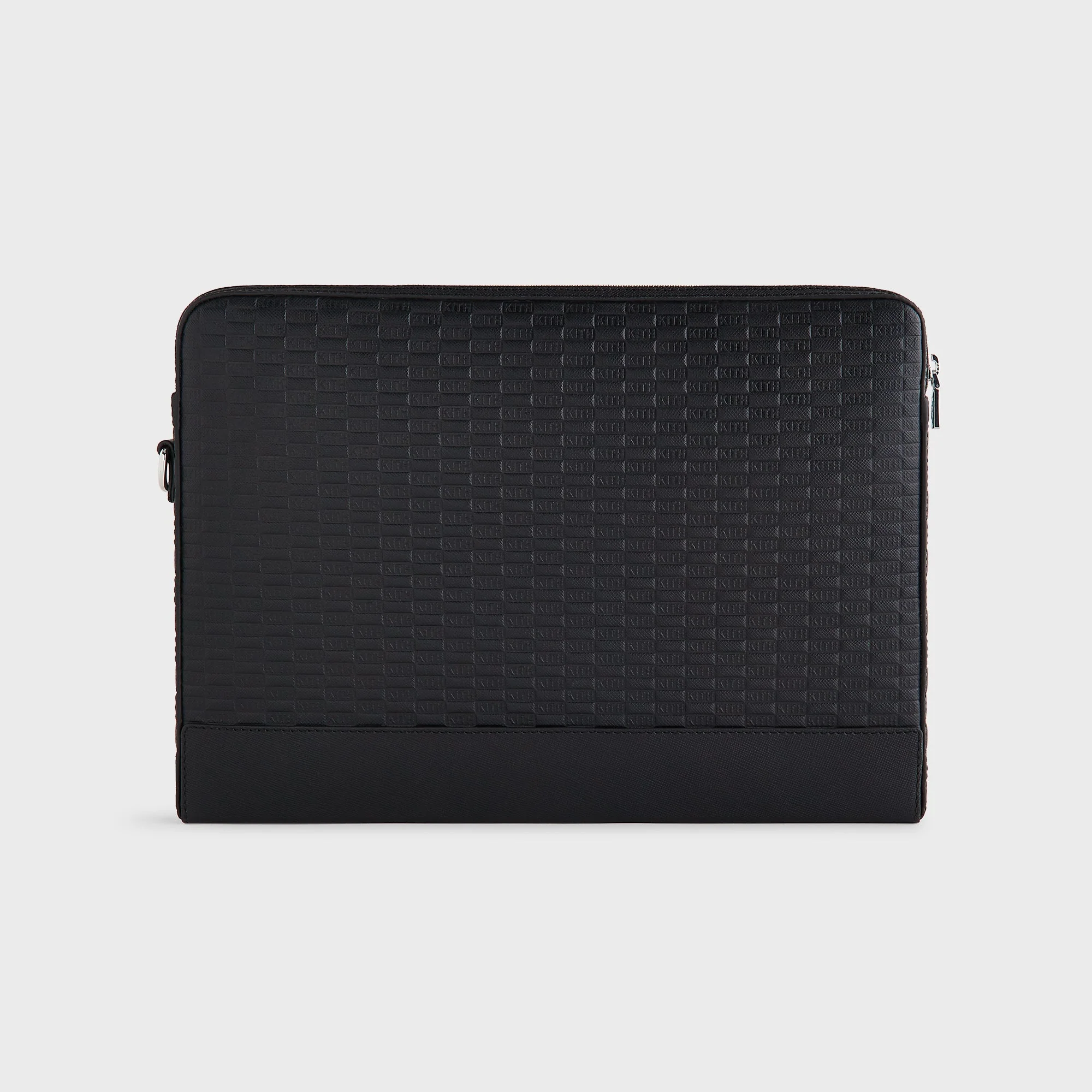 Kith Monogram Leather 15" Laptop Case - Black - Image 2