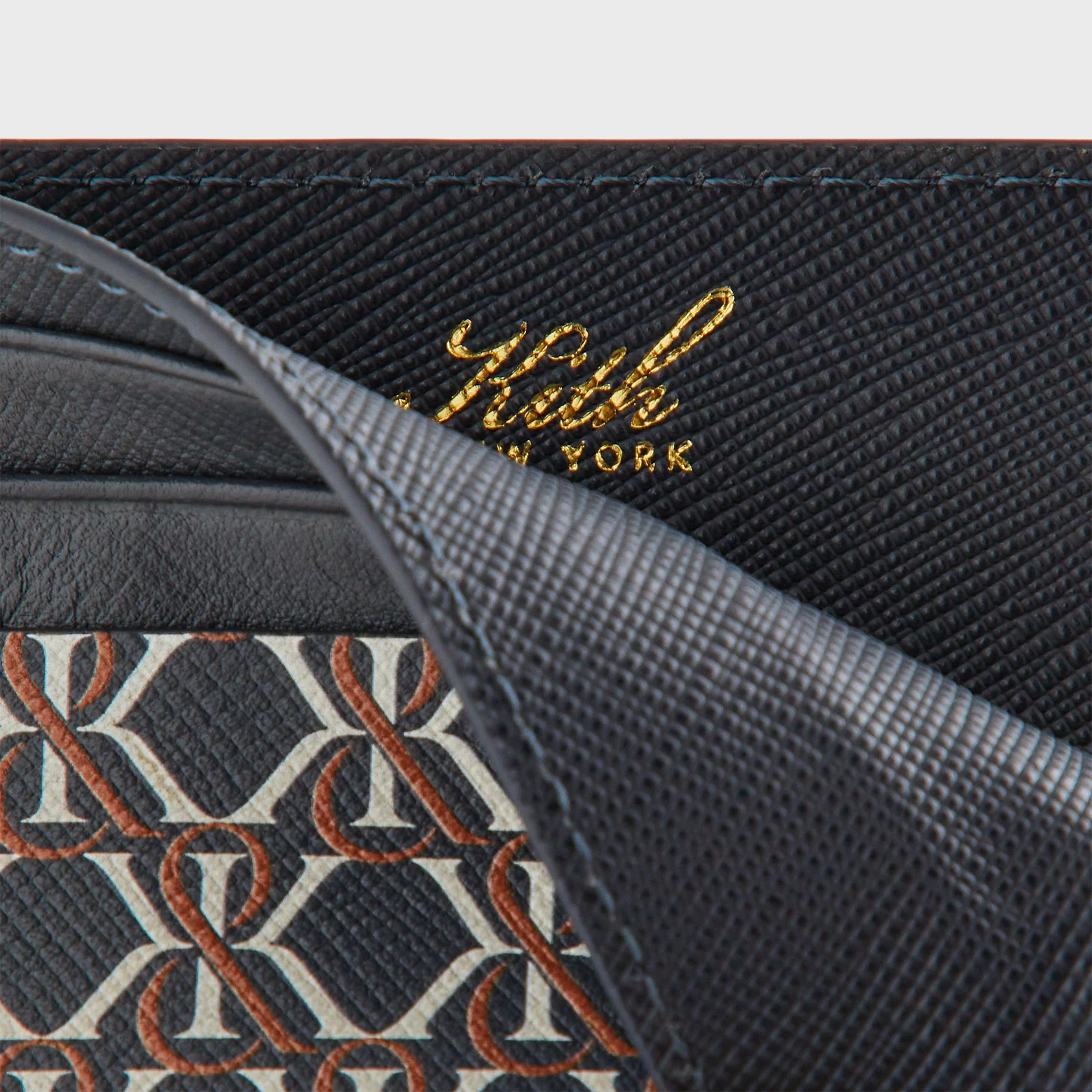 Kith Printed Monogram Card Holder - Nocturnal - Image 4