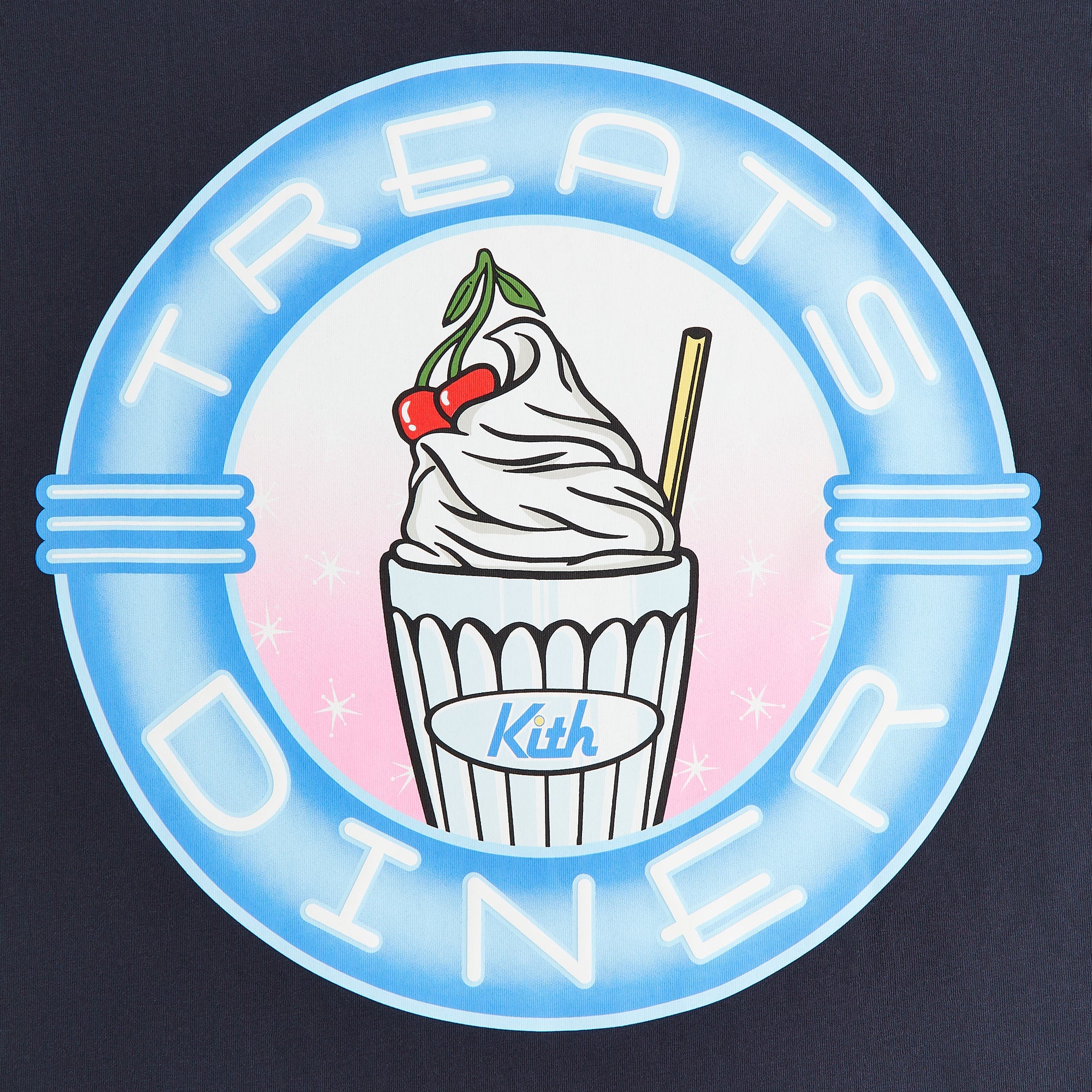 Kith Treats Diner Milkshake Tee - Nocturnal - Image 4