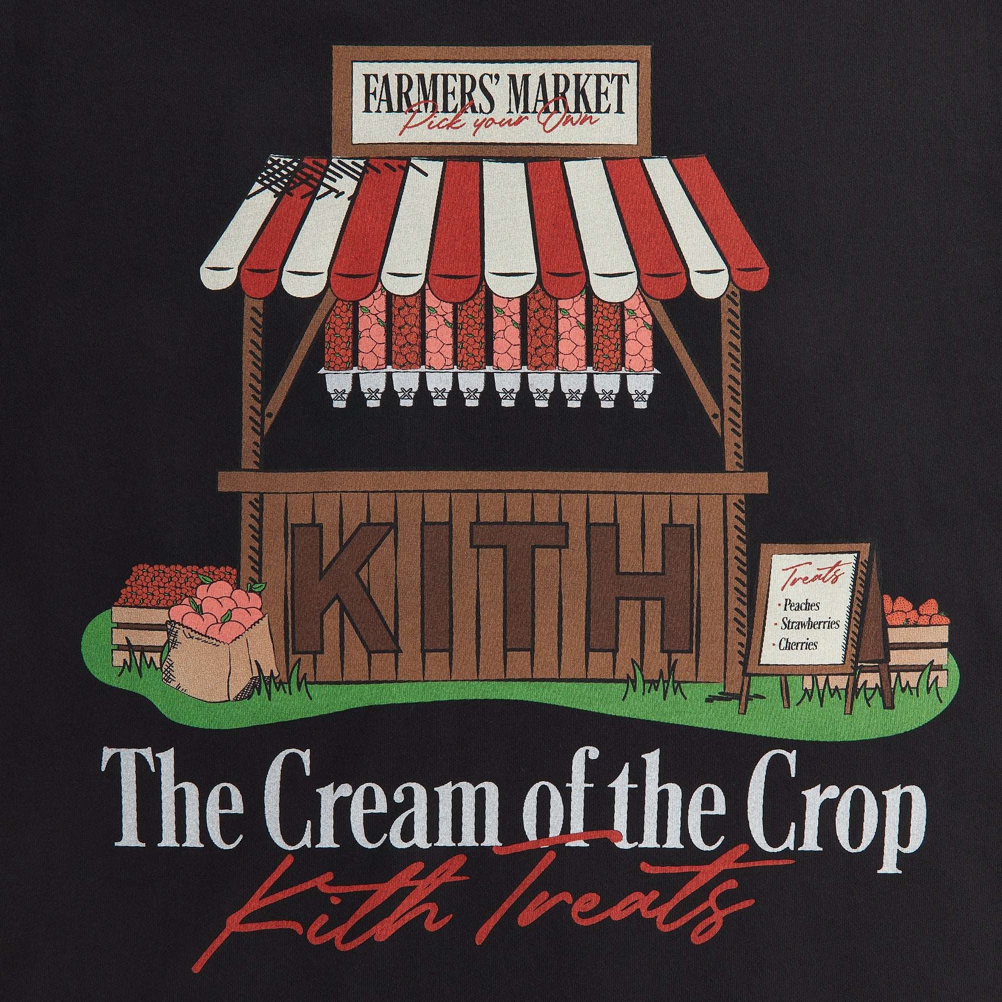 Kith Treats Farmers Market Pocket Tee - Black - Image 4