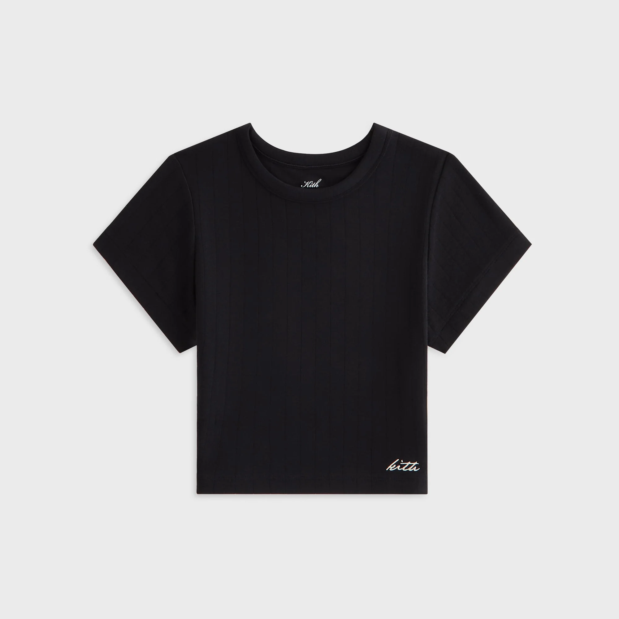 Kith Women Corvin Cap Sleeve Tee - Black