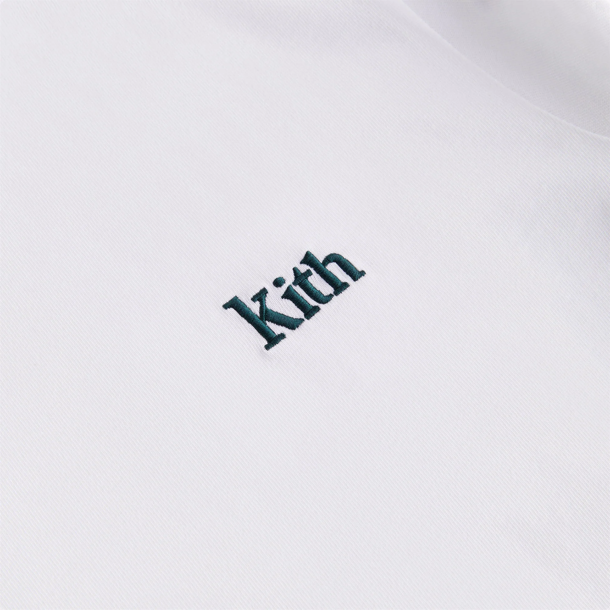 Kith Women Lucy Cropped Long Sleeve II Tee - White - Image 4