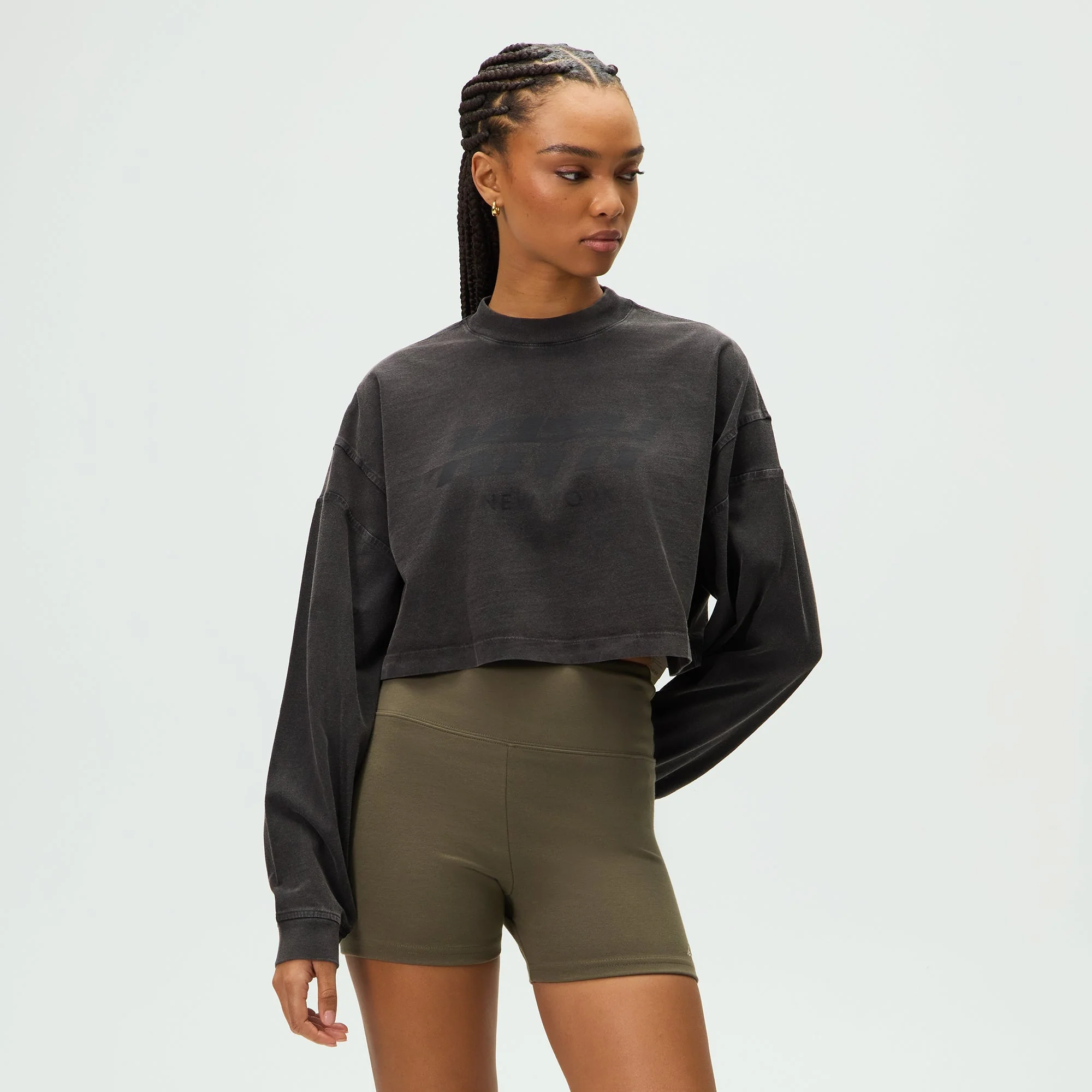 Kith Women Jasper Swift Long Sleeve - Black - Image 2