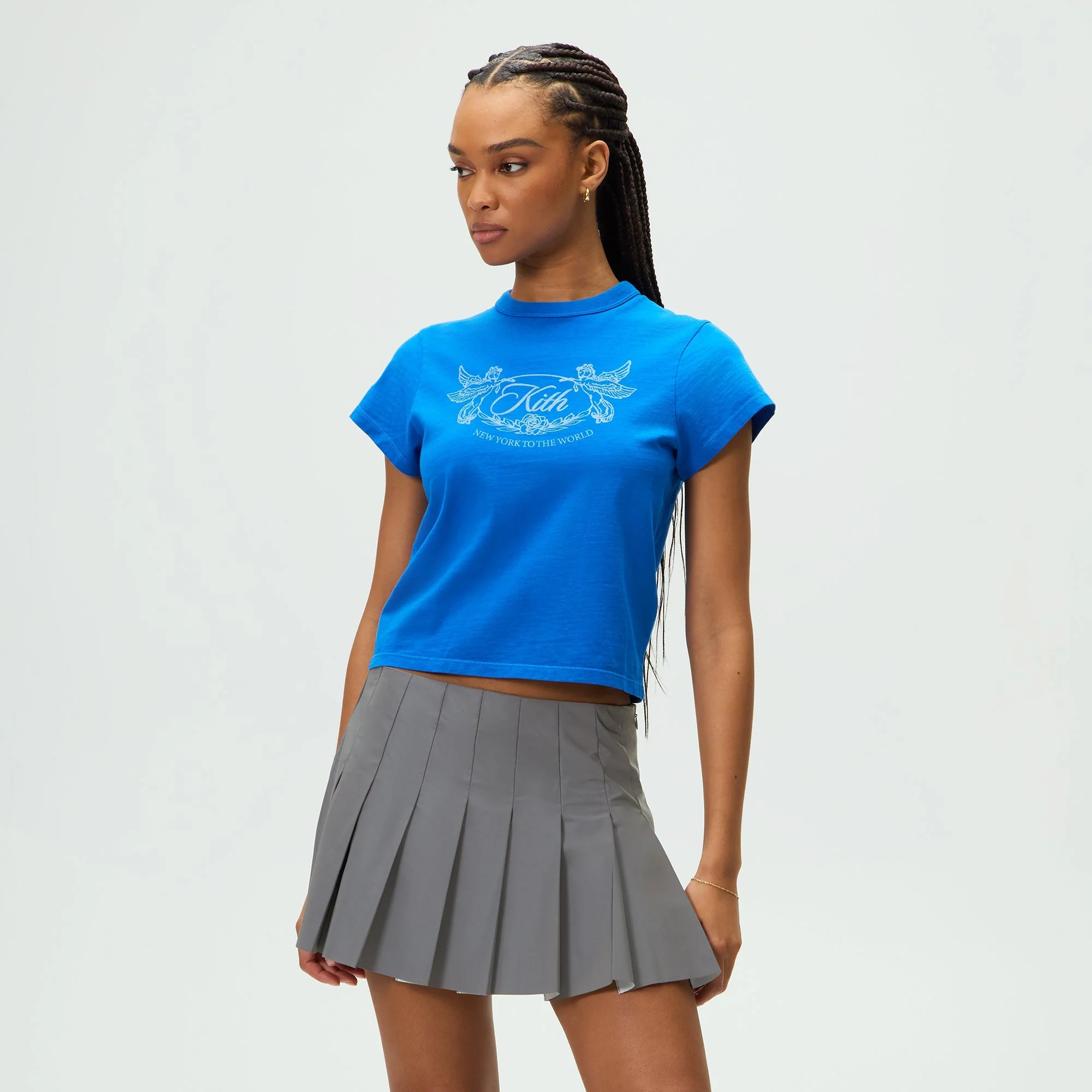Kith Women Mulberry Vintage Pegasus Tee - Lake - Image 2