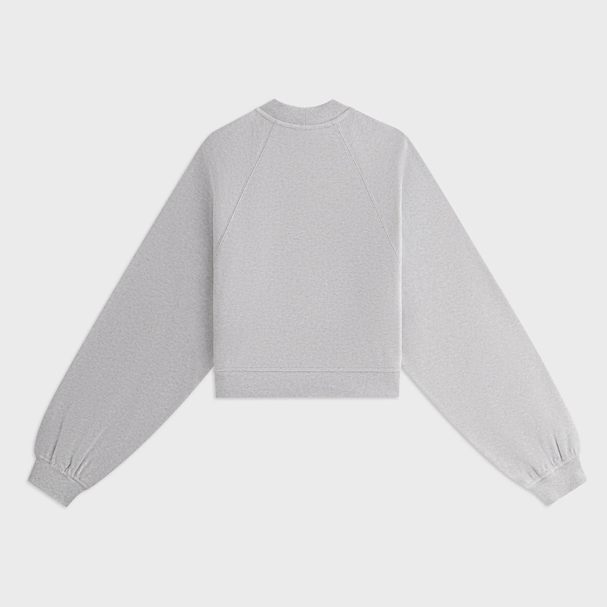Kith Women Isley Mockneck Crewneck - Cool Heather Grey - Image 2
