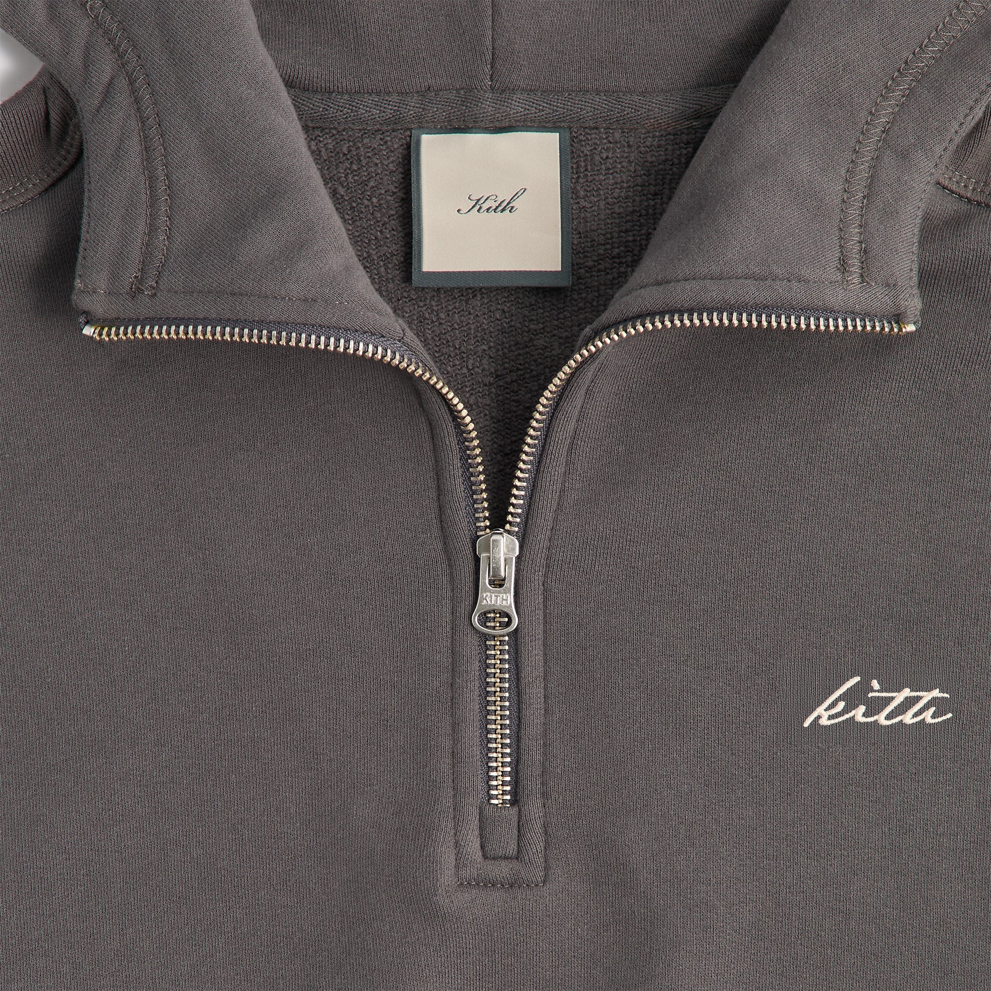 Kith Women Blair Quarter Zip Hoodie - Monarch - Image 4
