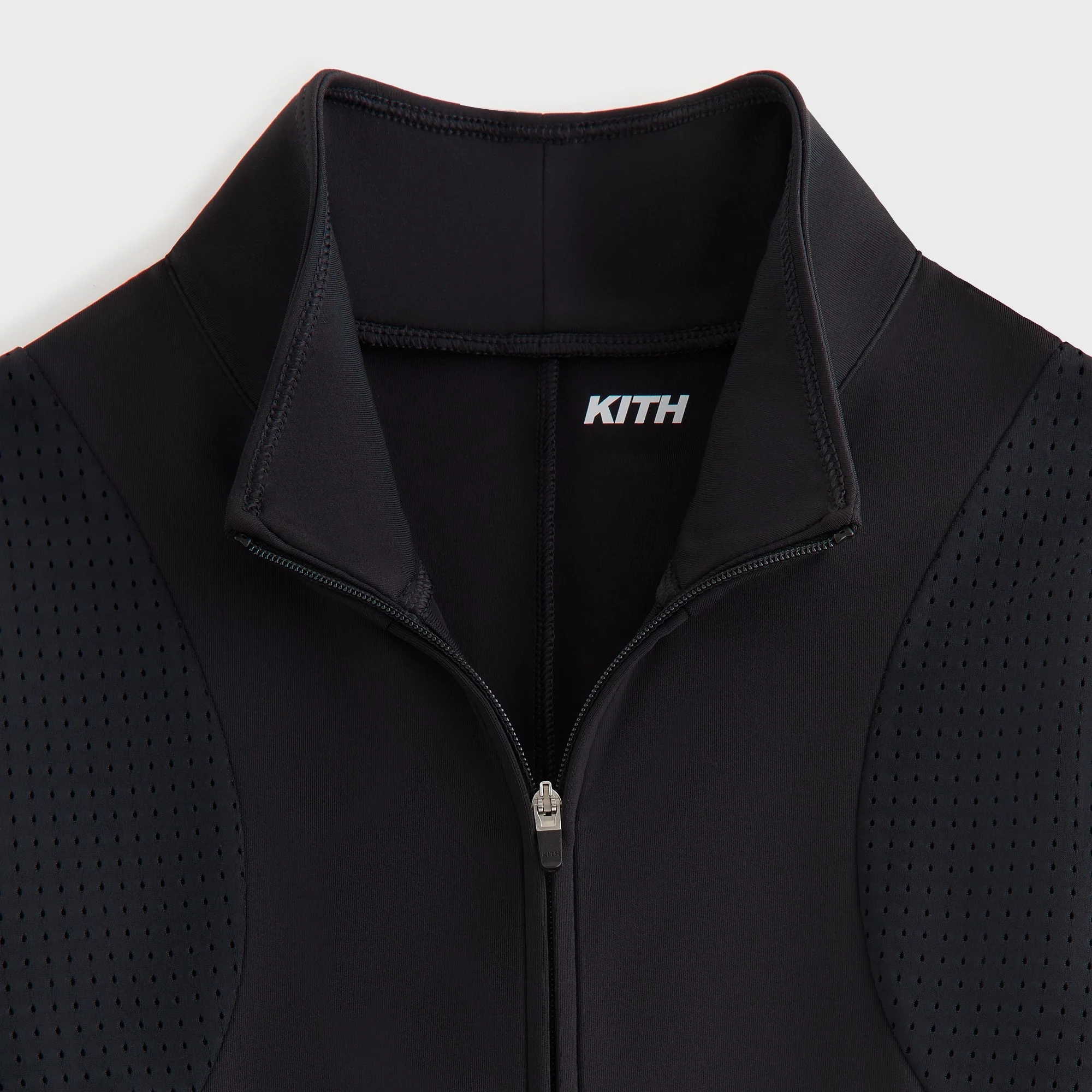 Kith Women Alida II Paneled Zip Top - Black - Image 4