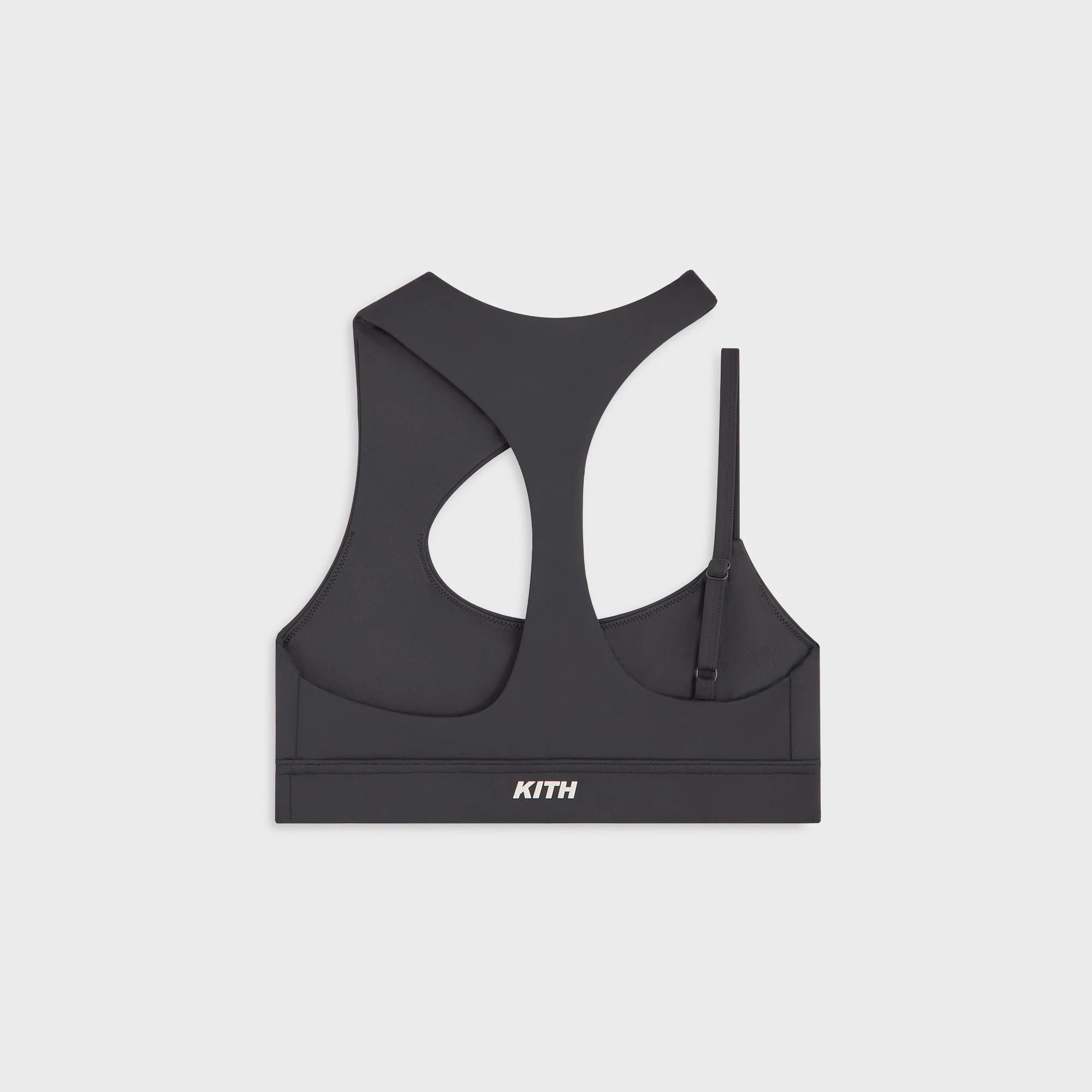 Kith Women Enhance Asymmetrical Racerback Bra - Black - Image 4