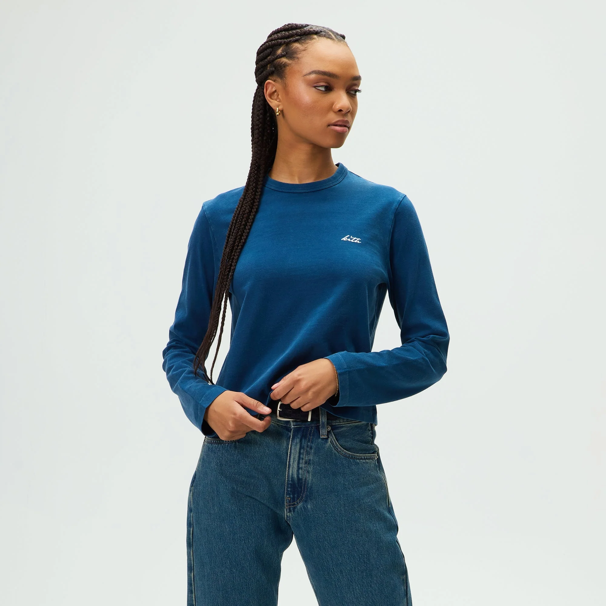 Kith Women Shrunken Jay Long Sleeve - Process - Image 2