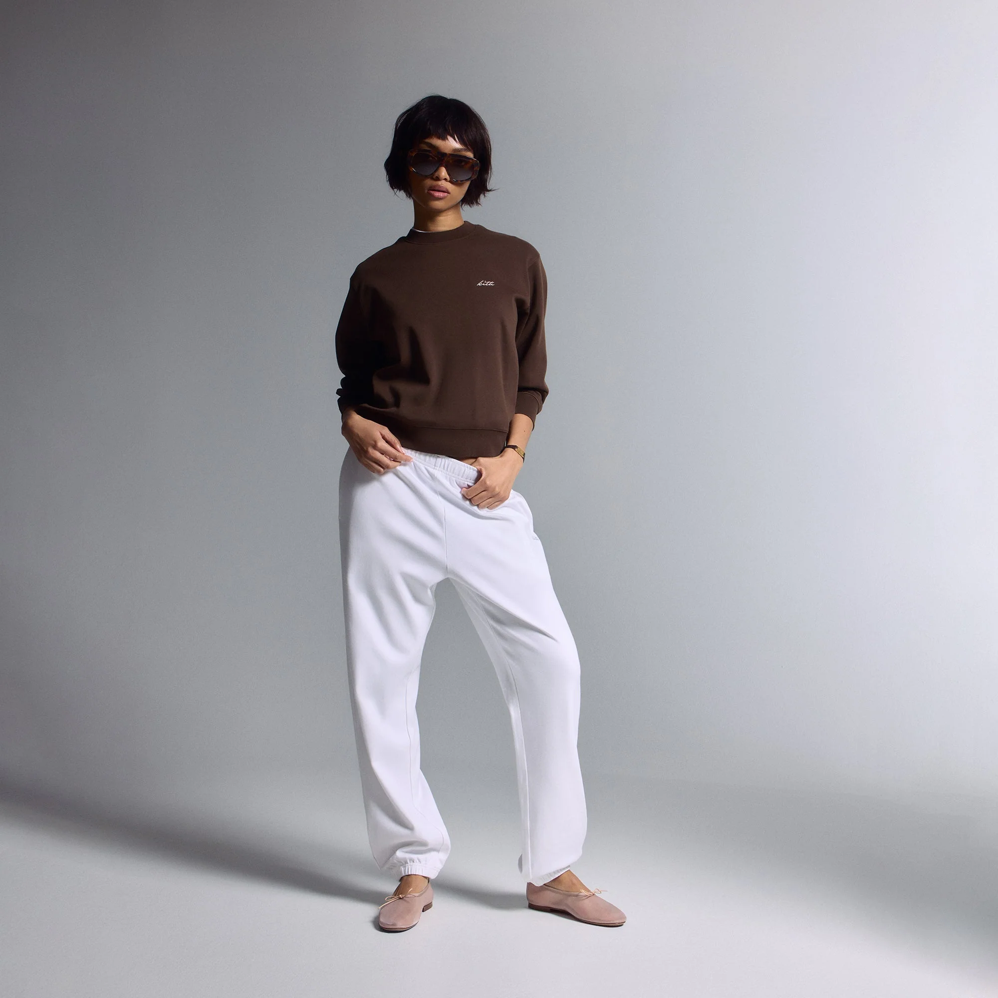 Kith Women Asher Script Crewneck - Legacy - Image 3