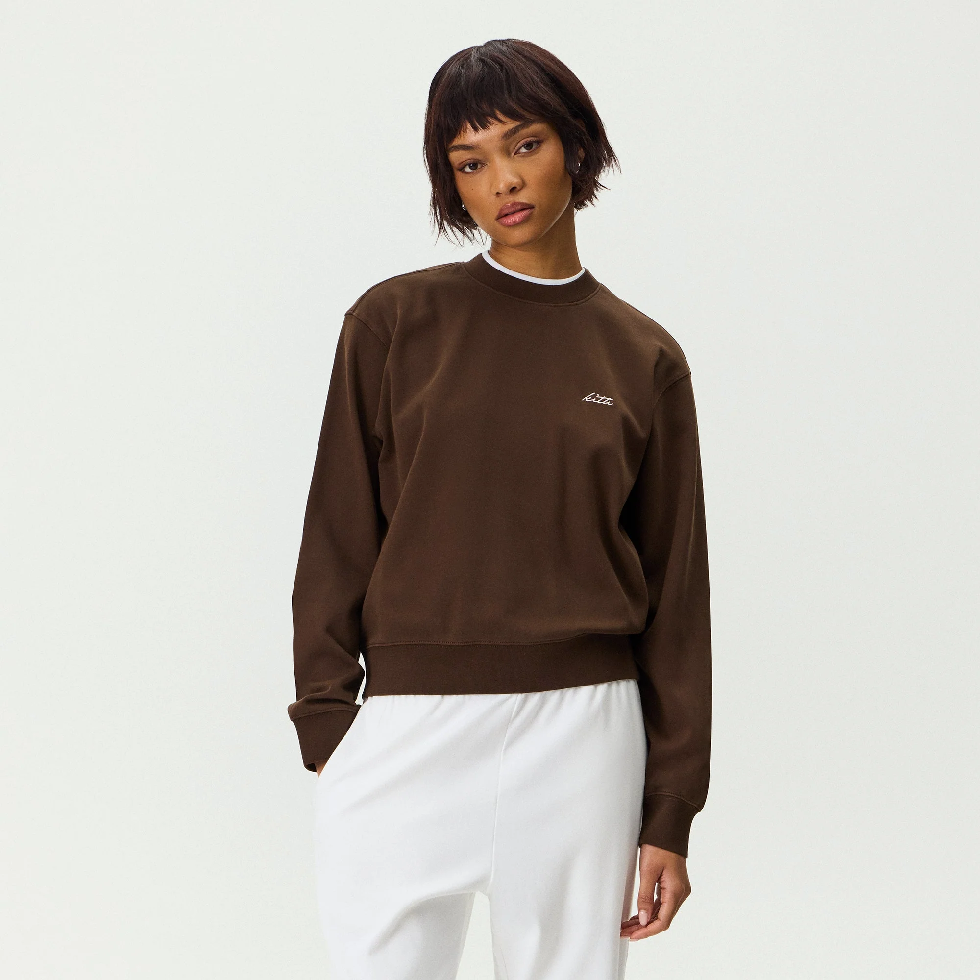 Kith Women Asher Script Crewneck - Legacy - Image 4