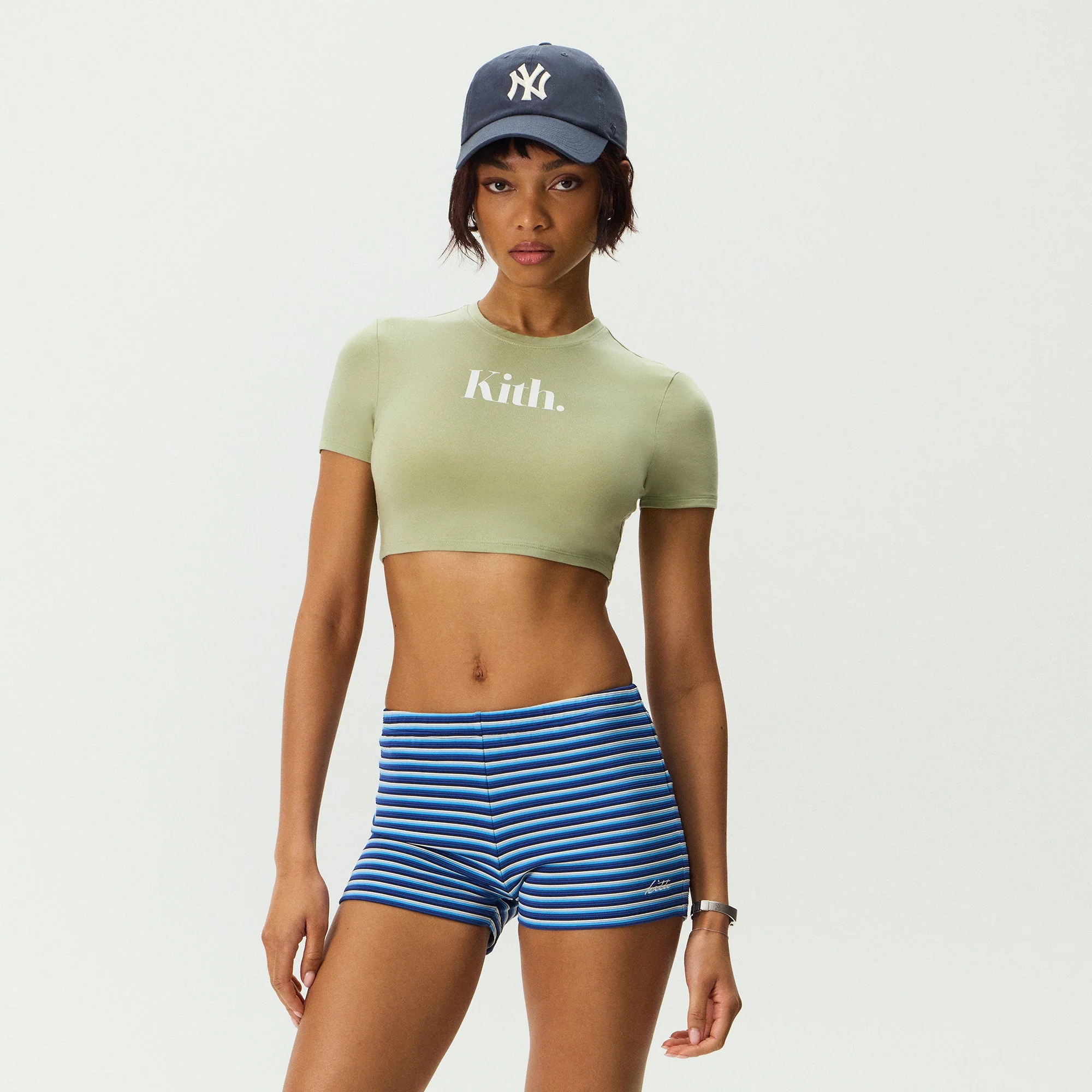Kith Women Misha Crop Tee - Pandan - Image 2