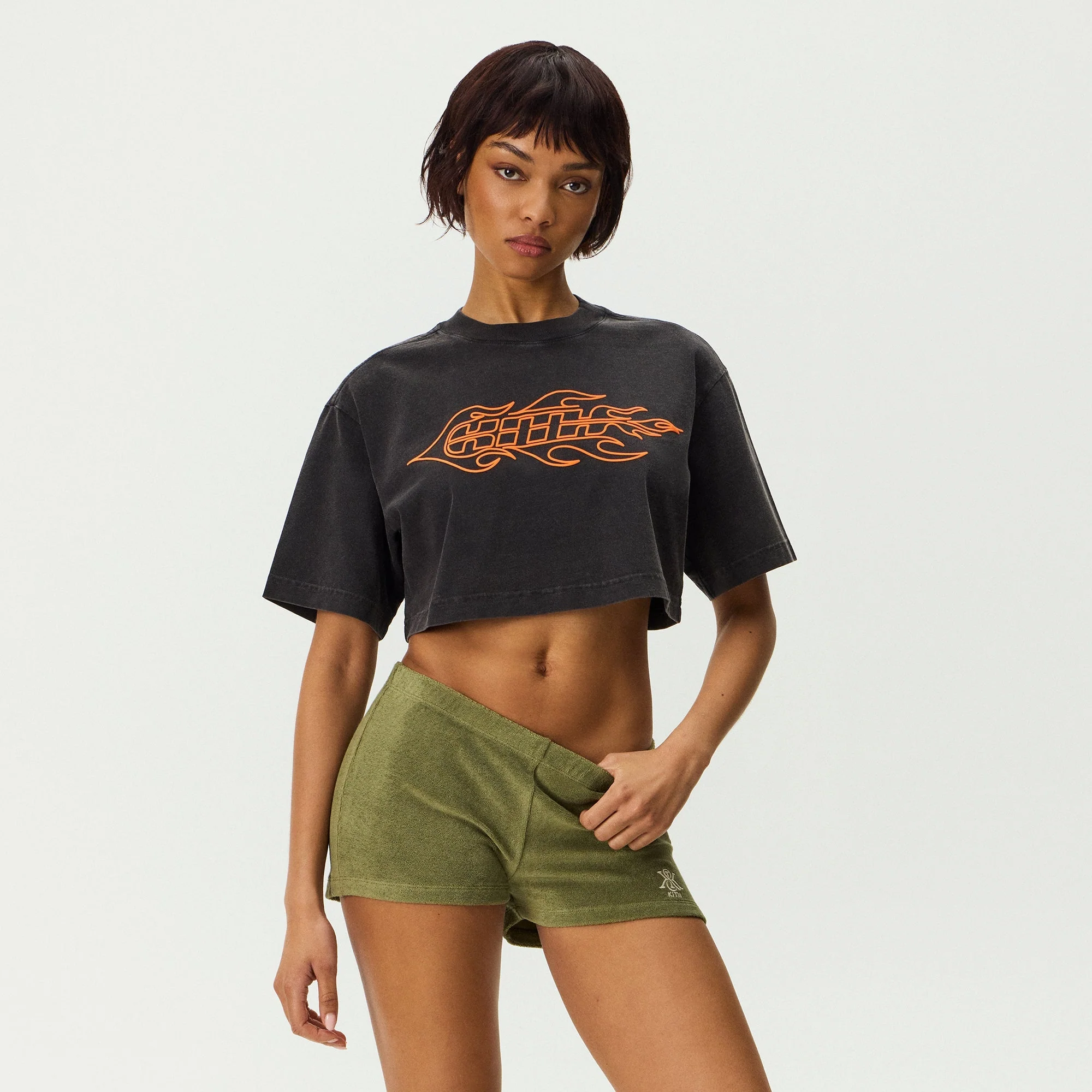 Kith Women Fei Blaze Logo Tee - Black - Image 2