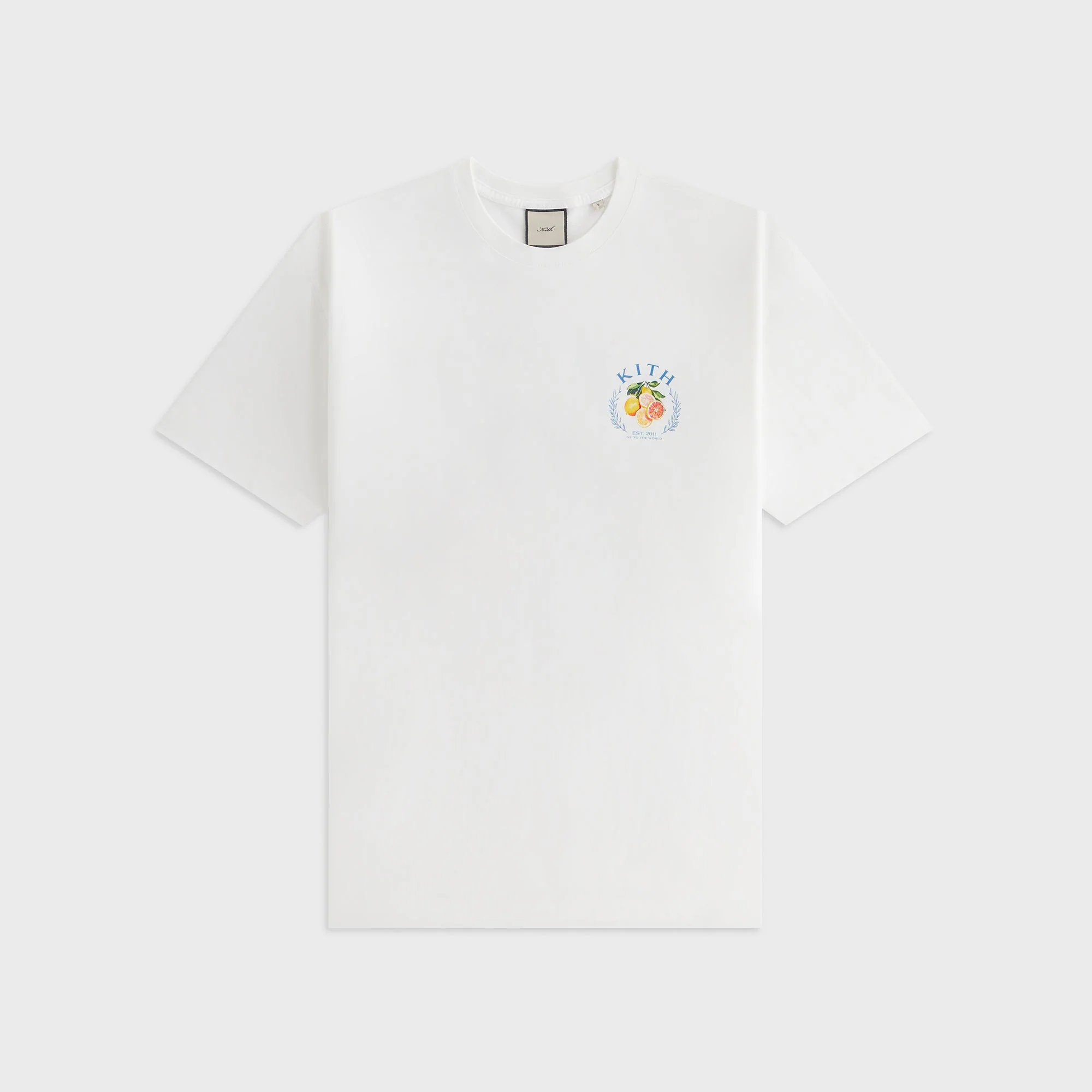 Kith Women Vintage Citrus Crest Tee - White
