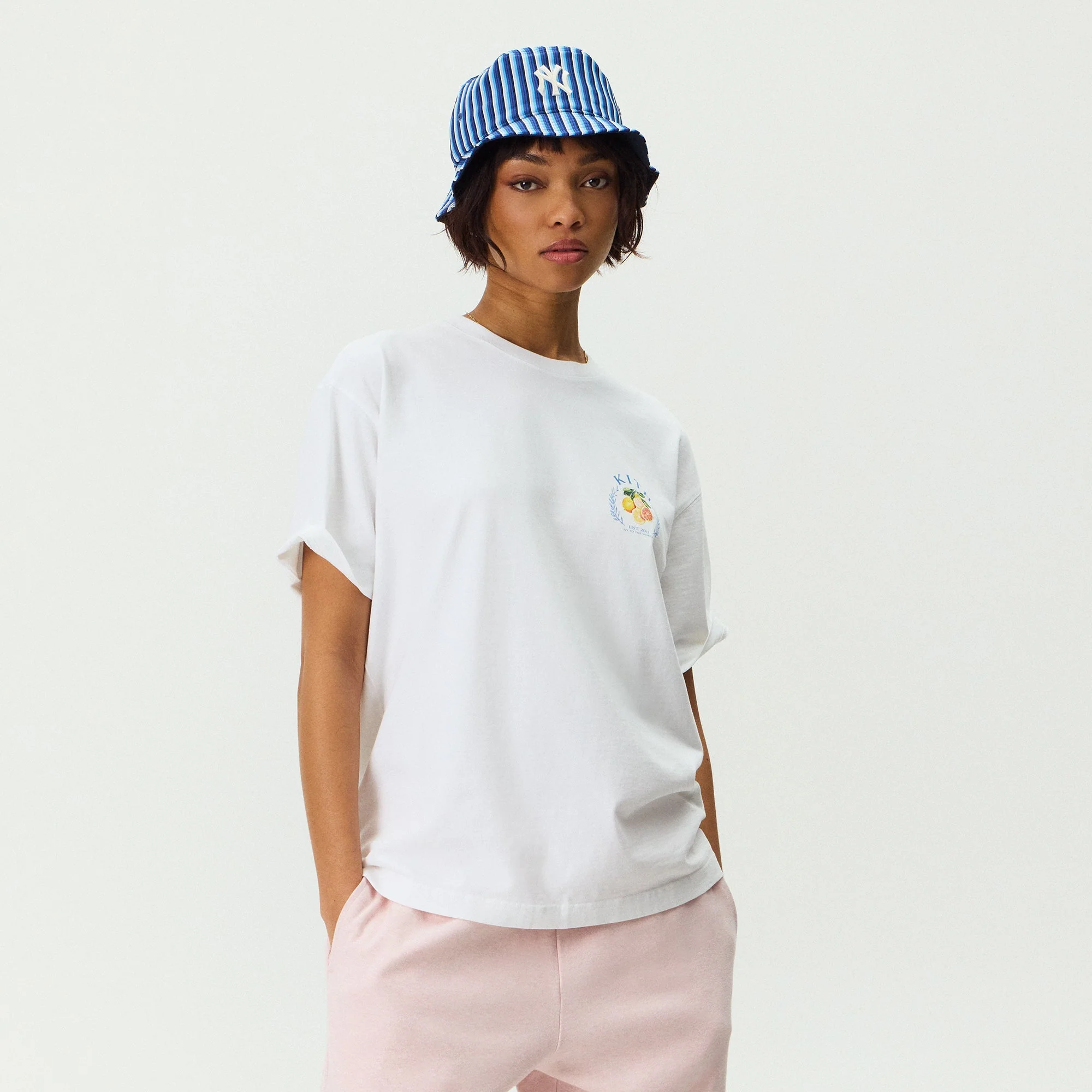 Kith Women Vintage Citrus Crest Tee - White - Image 2