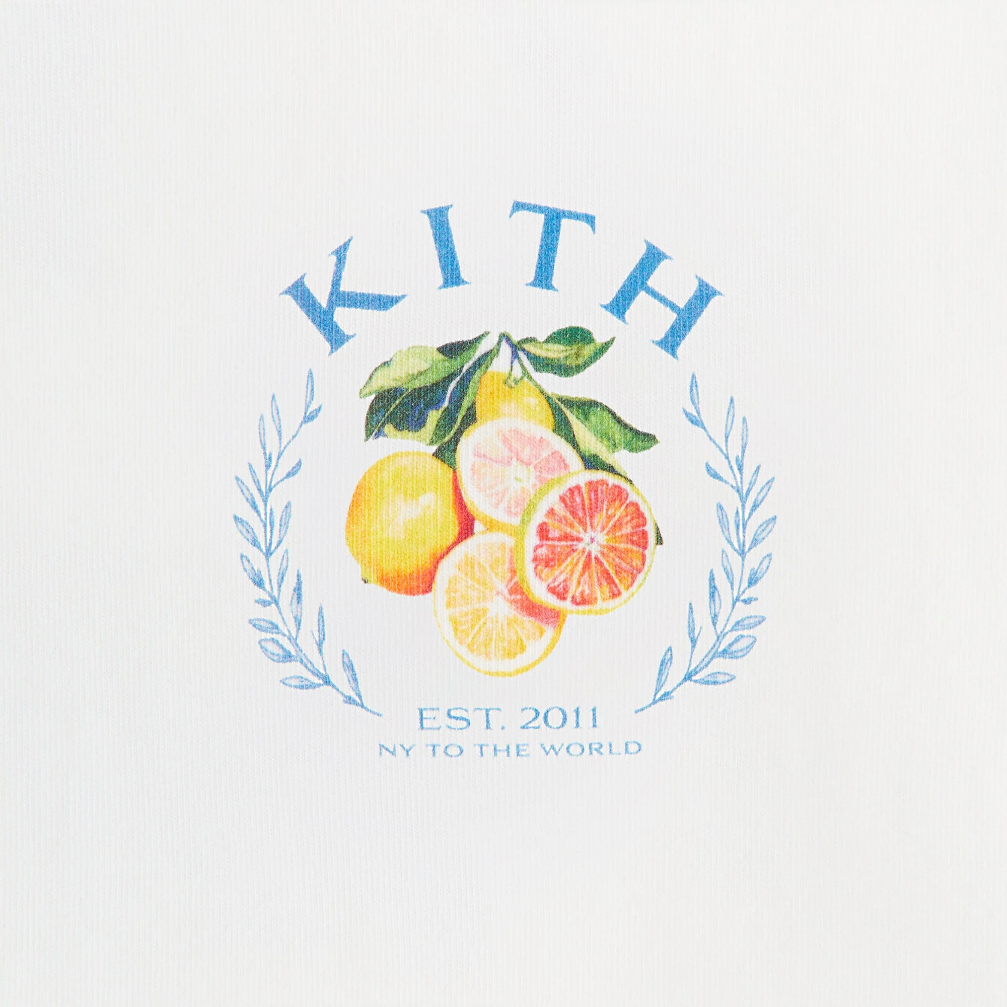 Kith Women Vintage Citrus Crest Tee - White - Image 4