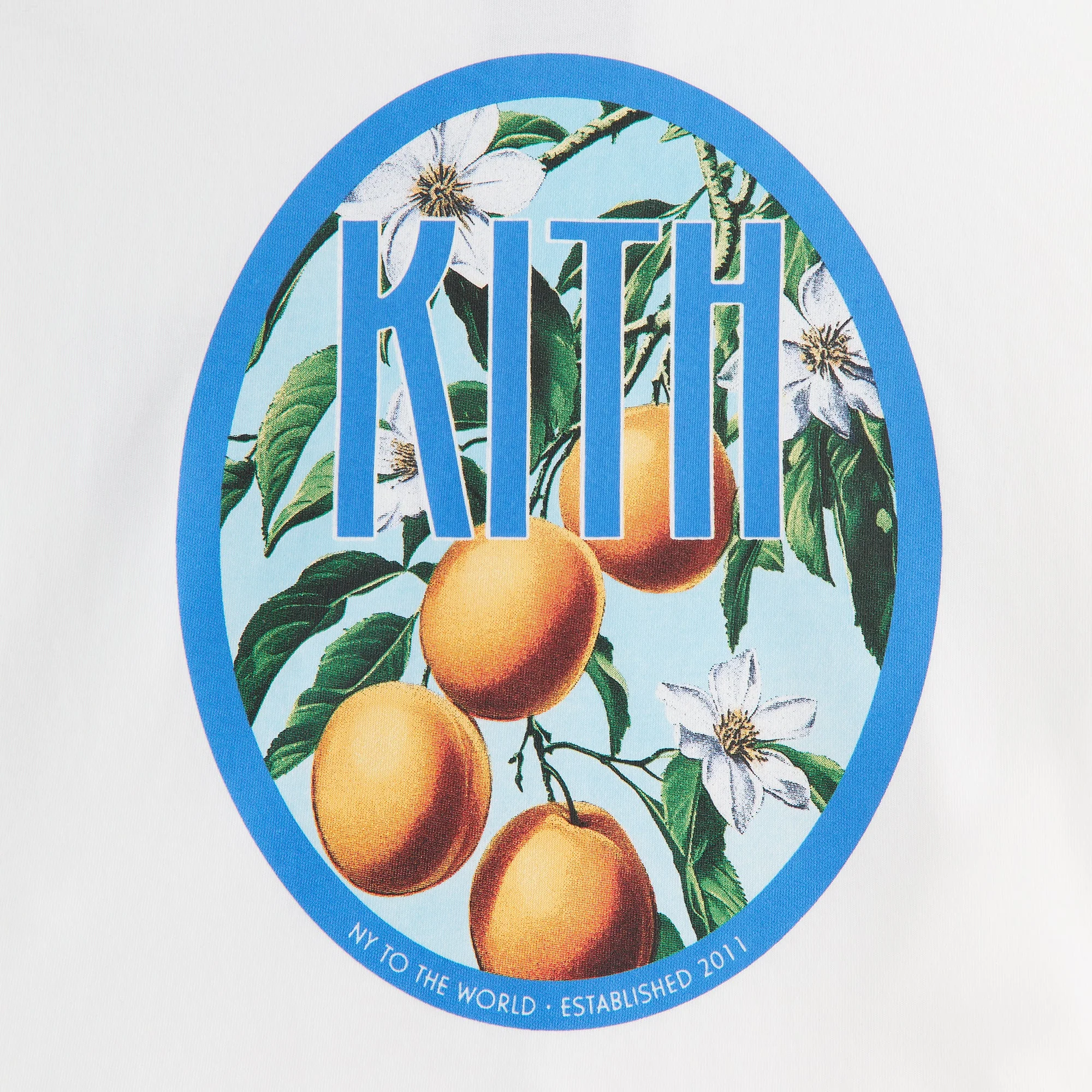 Kith Women Jasper Summer Peach Long Sleeve - White - Image 5