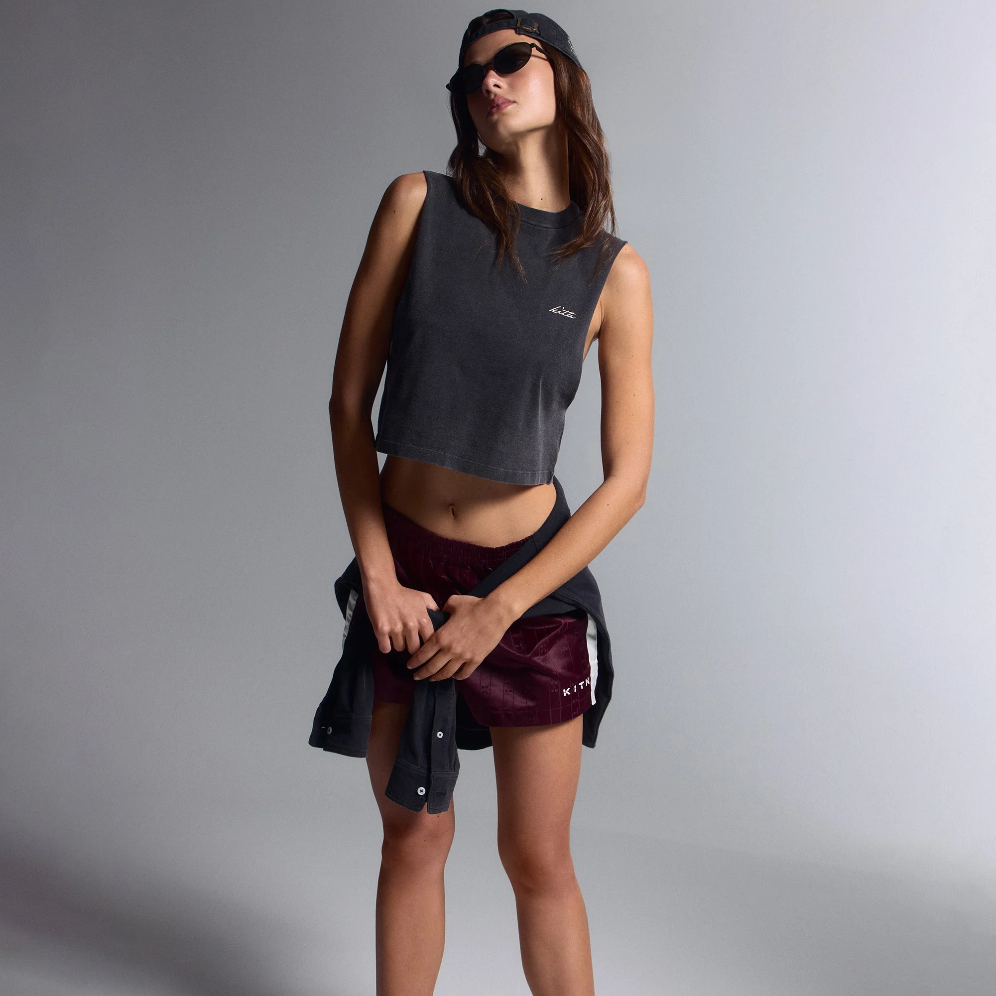 Kith Women Sarah Vintage Muscle Tank - Black - Image 2